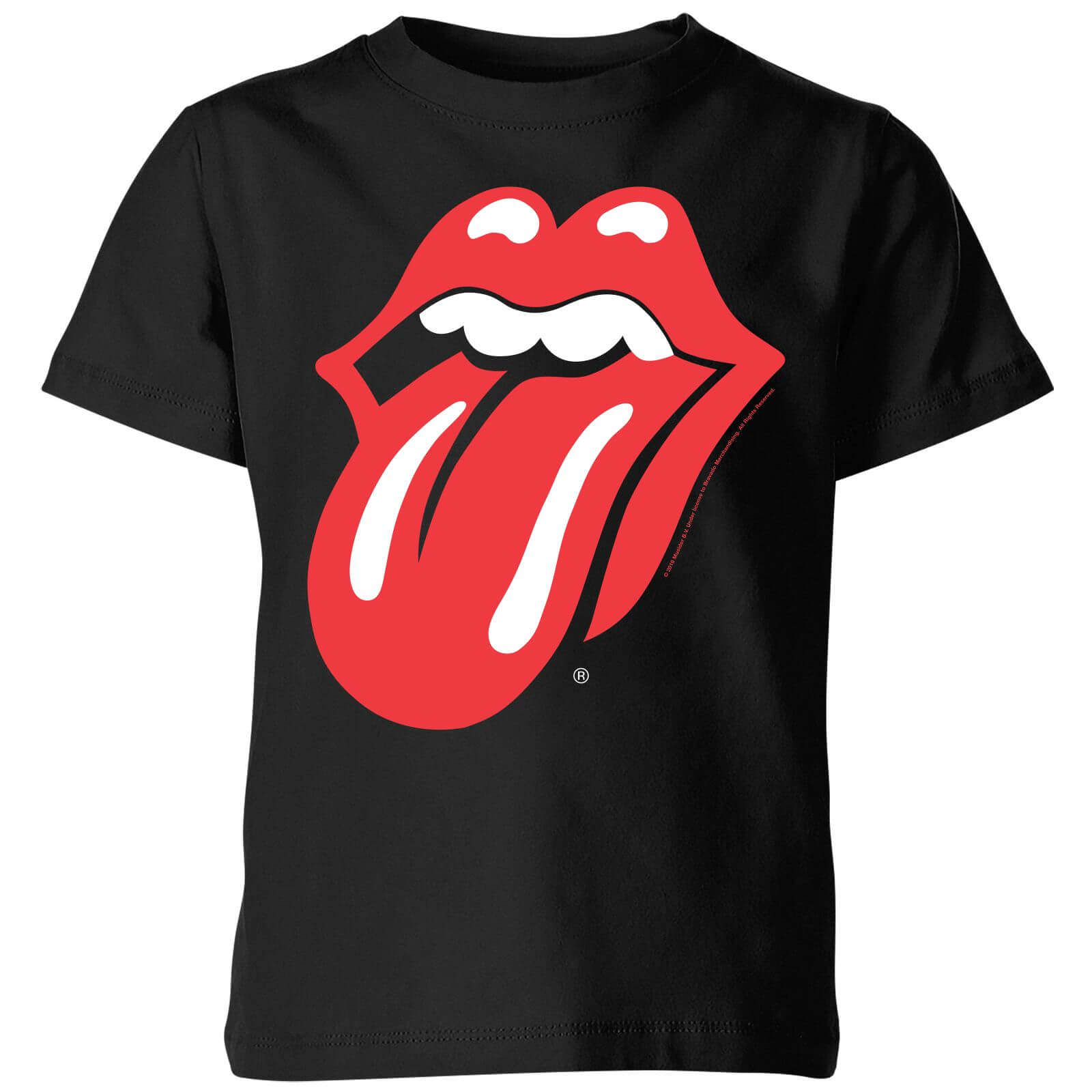 Rolling Stones Classic Tongue Kids' T-Shirt - Black - 11-12 Years