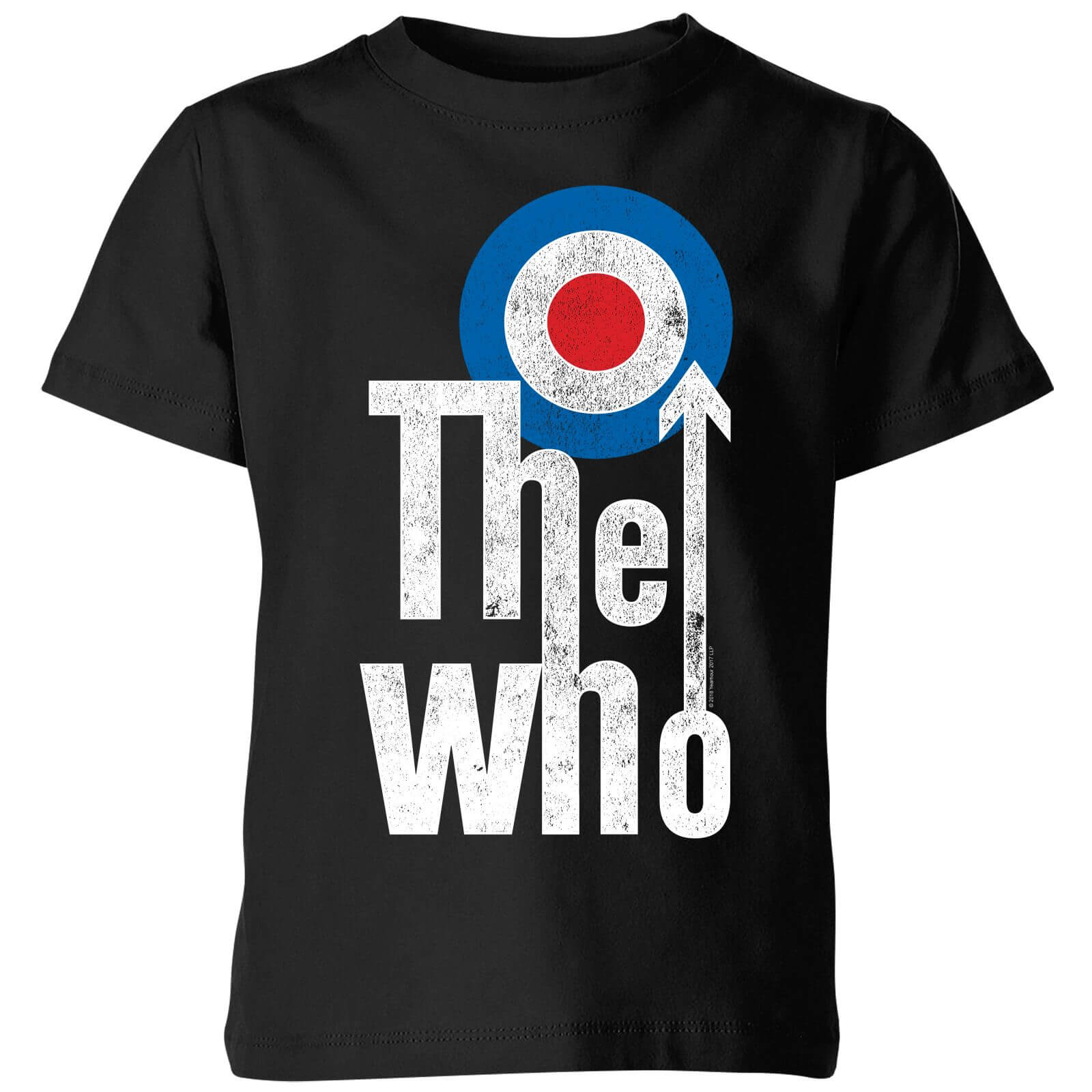 The Who Target Logo Kids' T-Shirt - Black - 11-12 Years