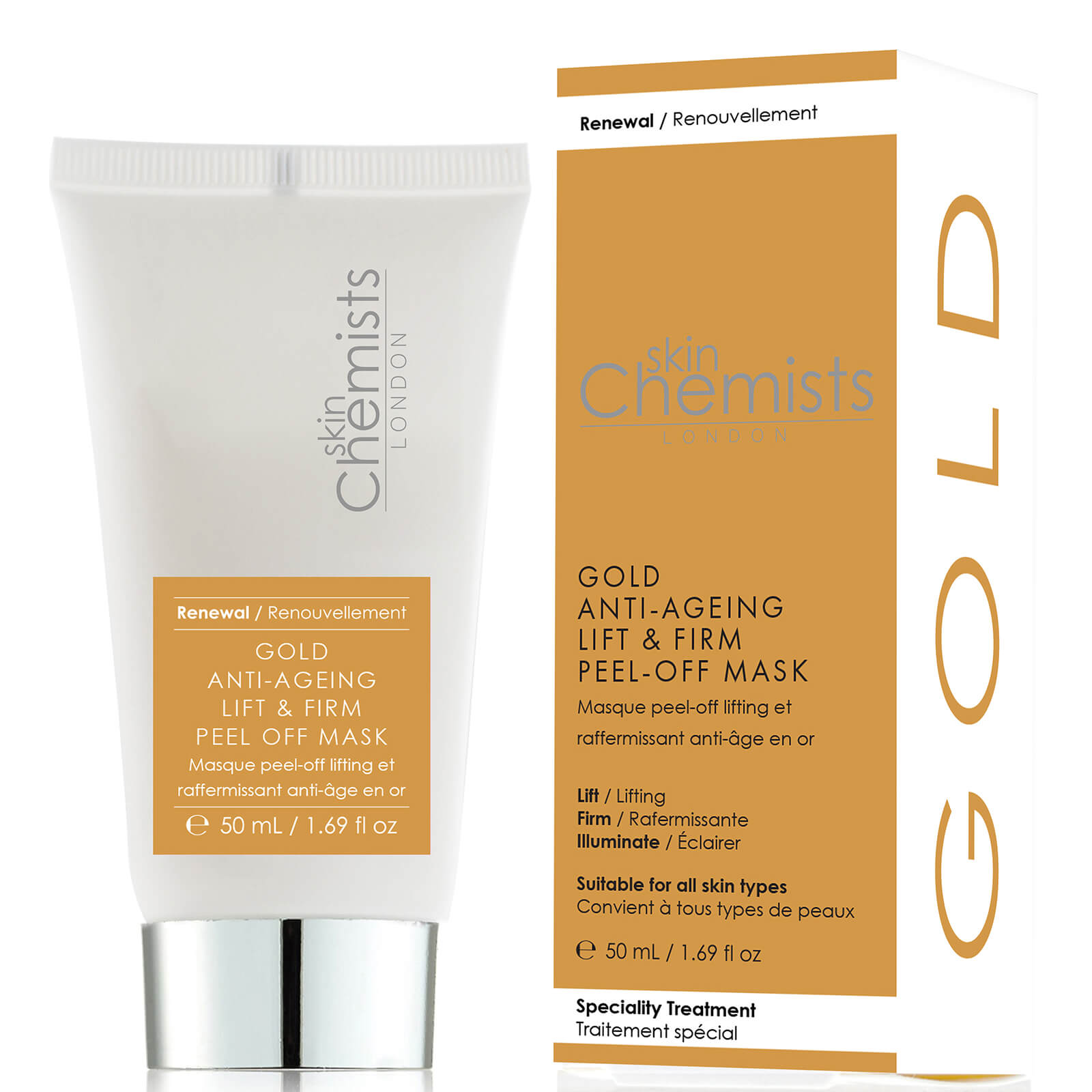 

skinChemists Gold Supreme Anti-Ageing Peel-Off Face Mask 50ml