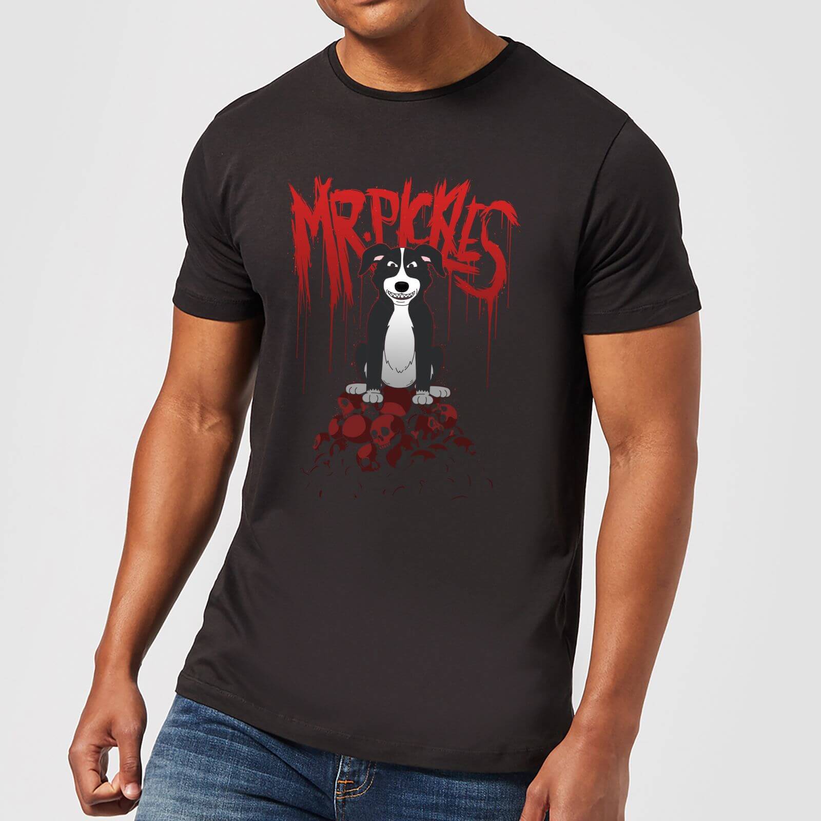 Mr Pickles Pile Of Skulls Men's T-Shirt - Black - XS