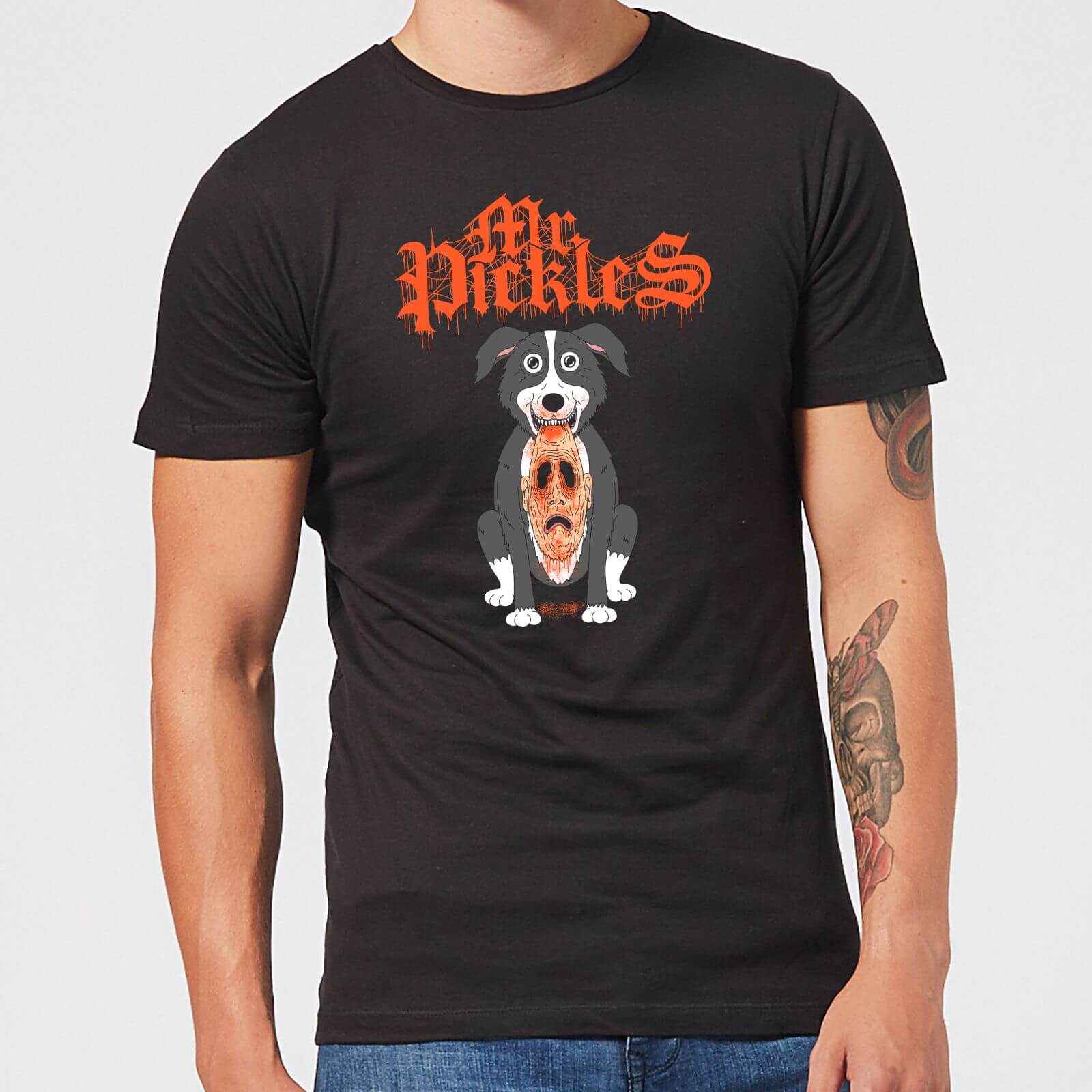 Mr Pickles Ripped Face Men's T-Shirt - Black - XS