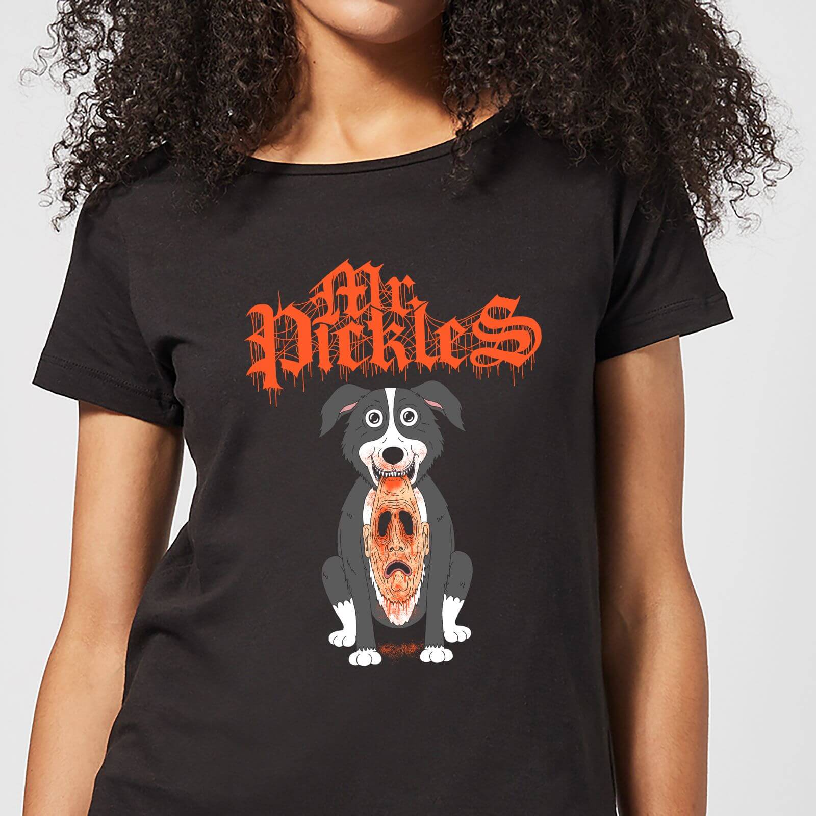 Mr Pickles Ripped Face Women's T-Shirt - Black - S - Black