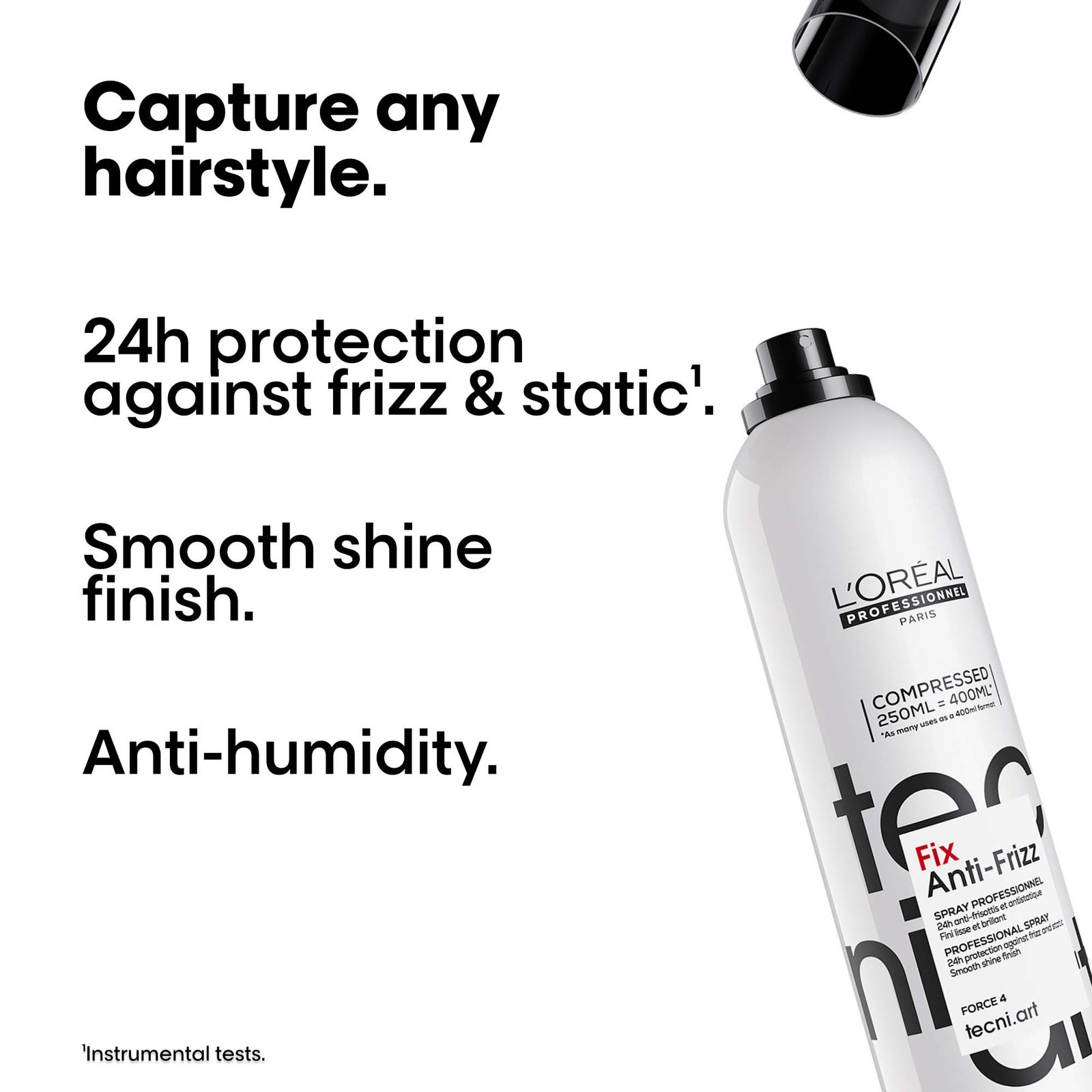L'Oréal Professionnel Tecni.ART Fix Anti-Frizz Hairspray for Controlling Frizz 250ml 2