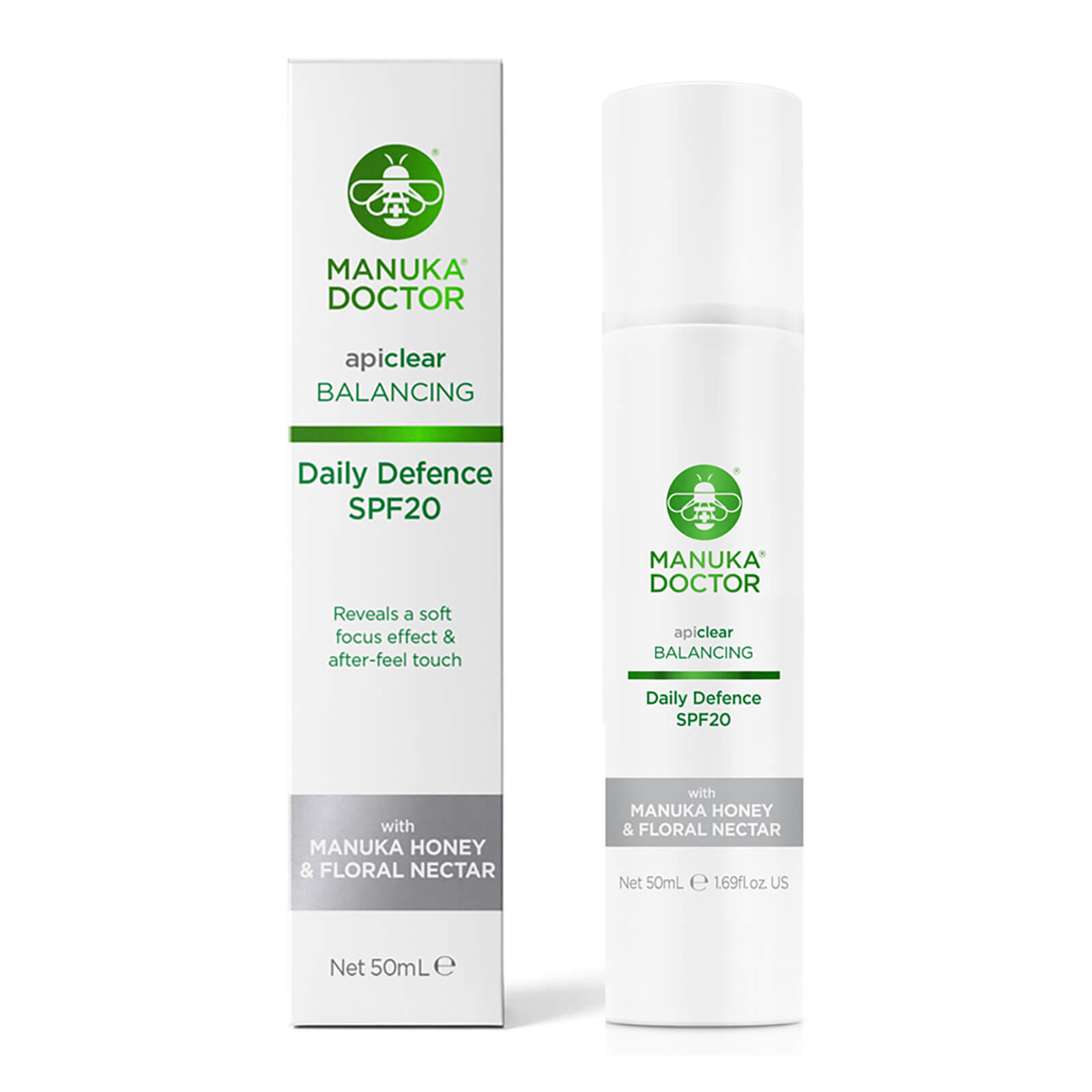 

Manuka Doctor ApiClear Daily Defence SPF20 Cream