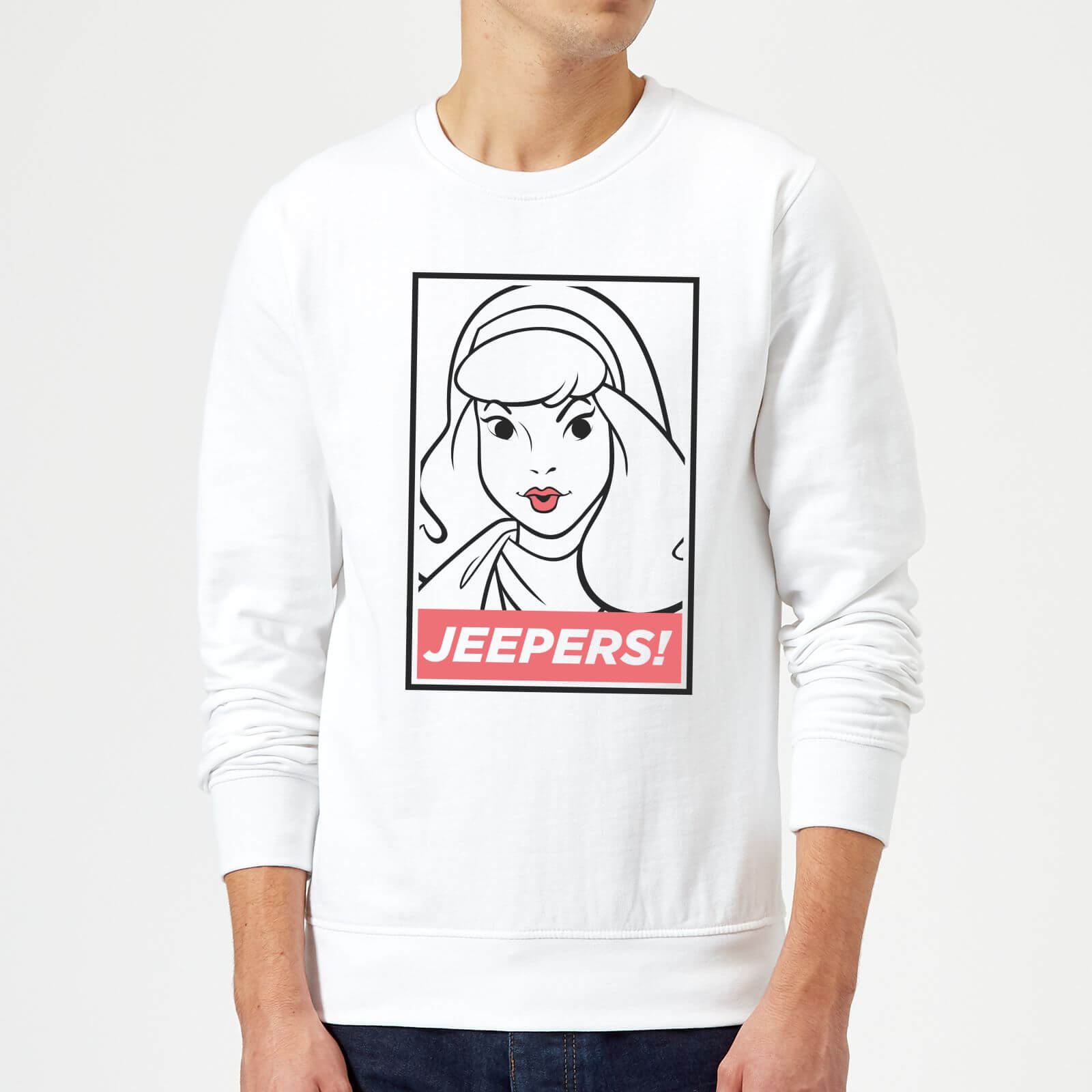Scooby Doo Jeepers! Sweatshirt - White - S - White