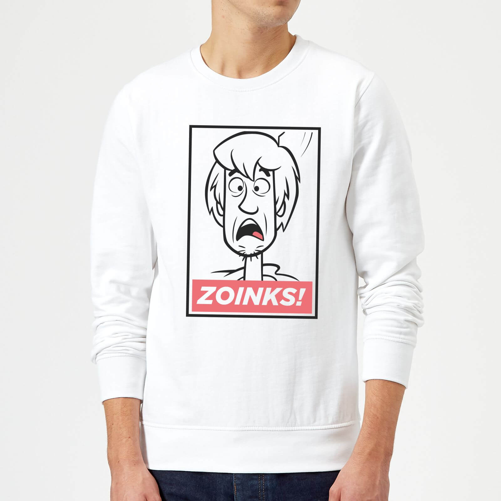 Scooby Doo Zoinks! Sweatshirt - White - XXL - White