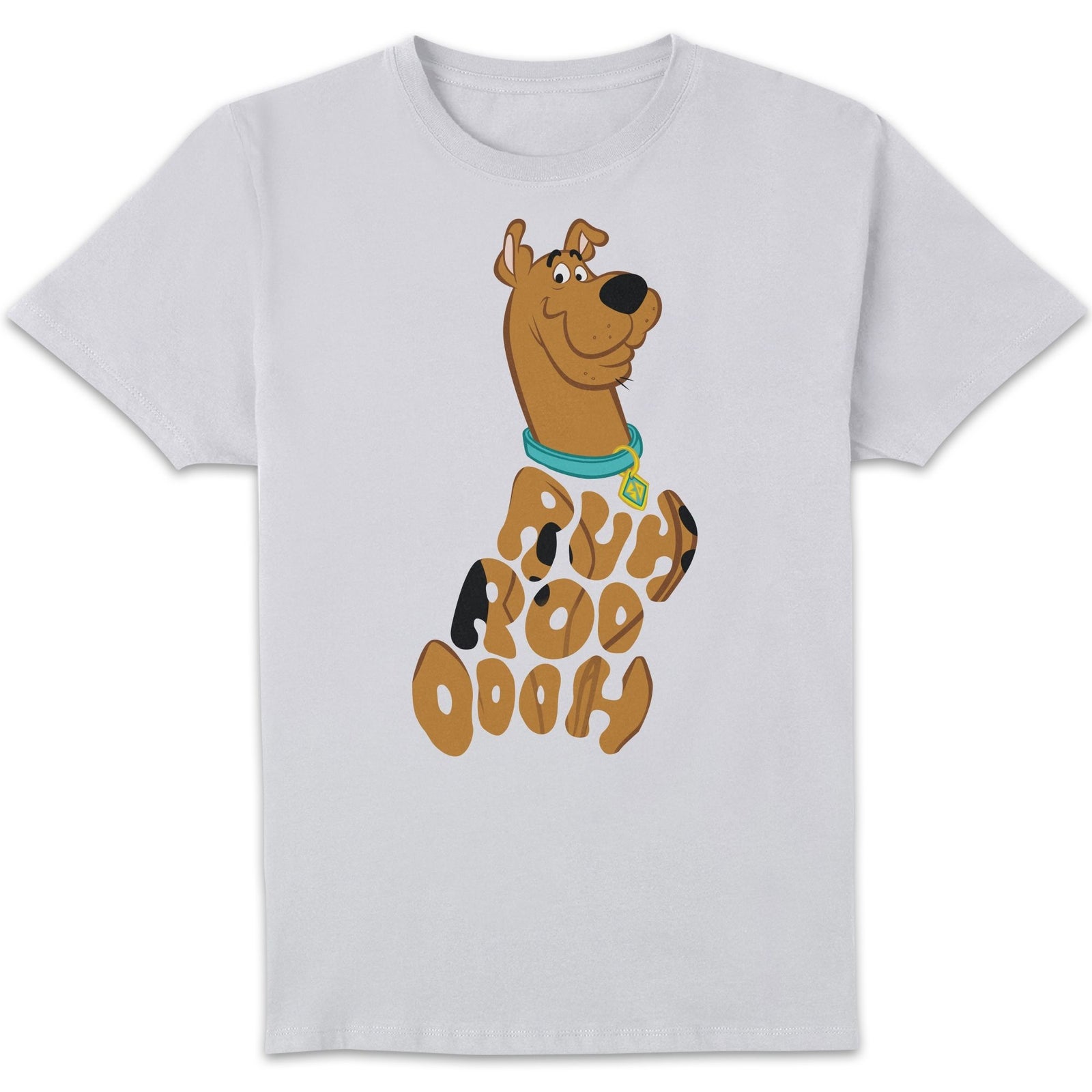 Scooby Doo RUHROOOOOH Men's T-Shirt - White - S