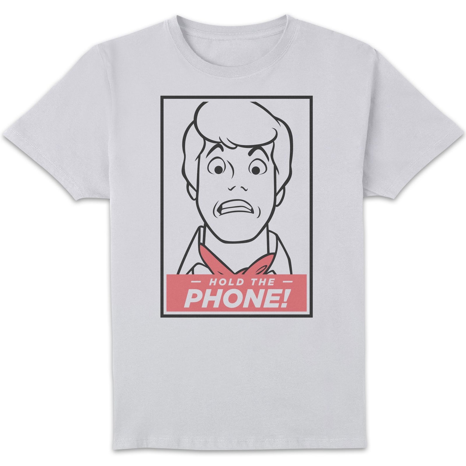 Scooby Doo Hold The Phone Men's T-Shirt - White - M