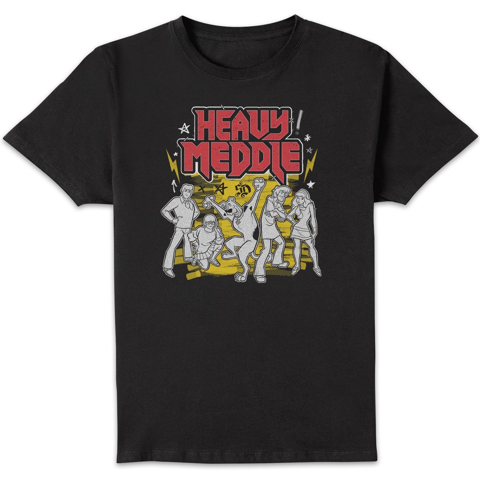 Scooby Doo Heavy Meddle Men's T-Shirt - Black - XXL