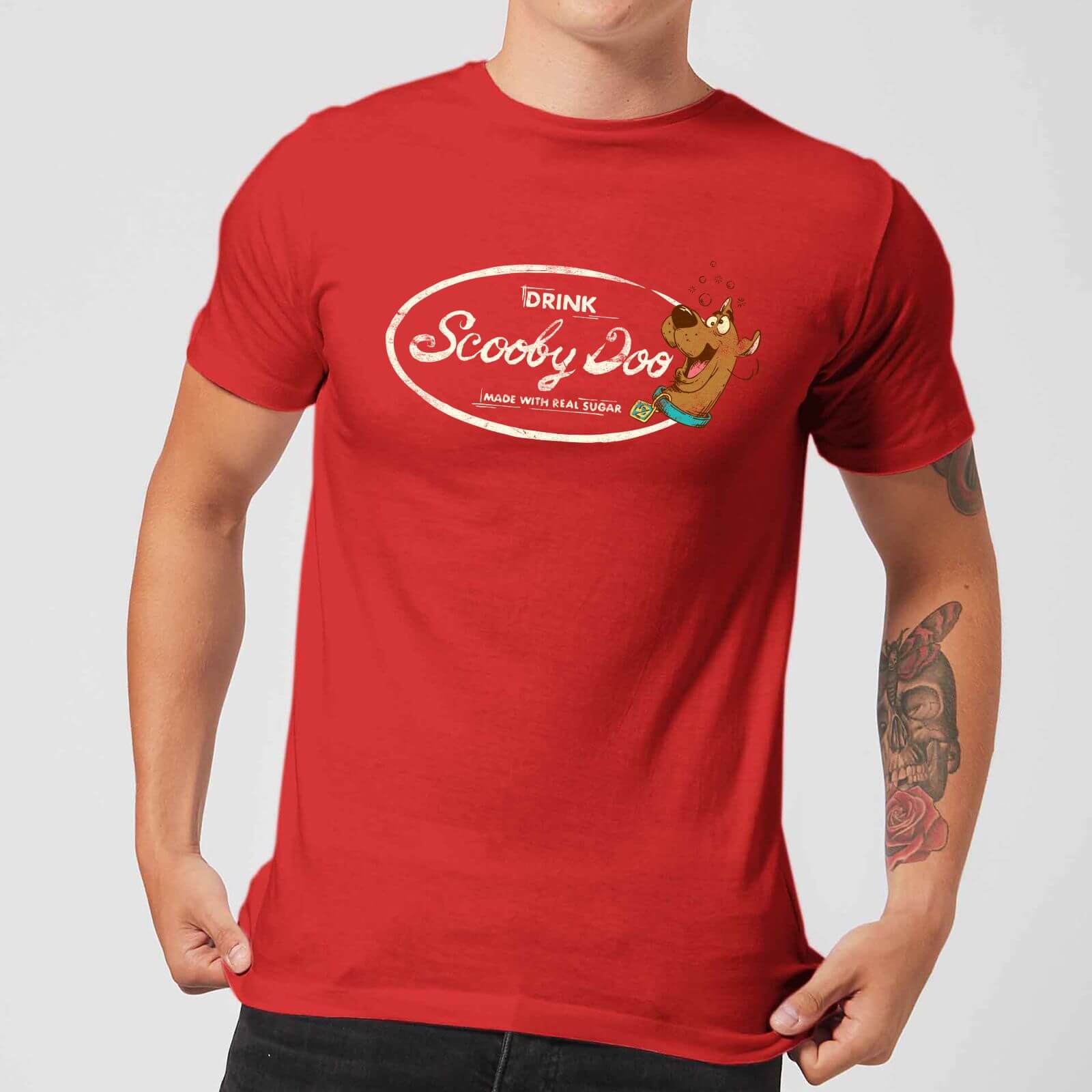 Scooby Doo Cola Men’s T-Shirt – Red – S