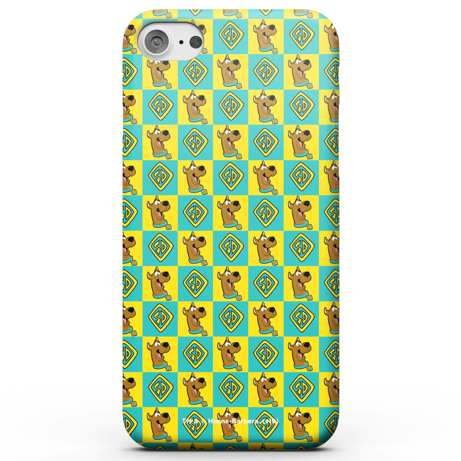 Photos - Case Scooby Doo Pattern Phone  for iPhone and Android - iPhone 8 Plus - Sna