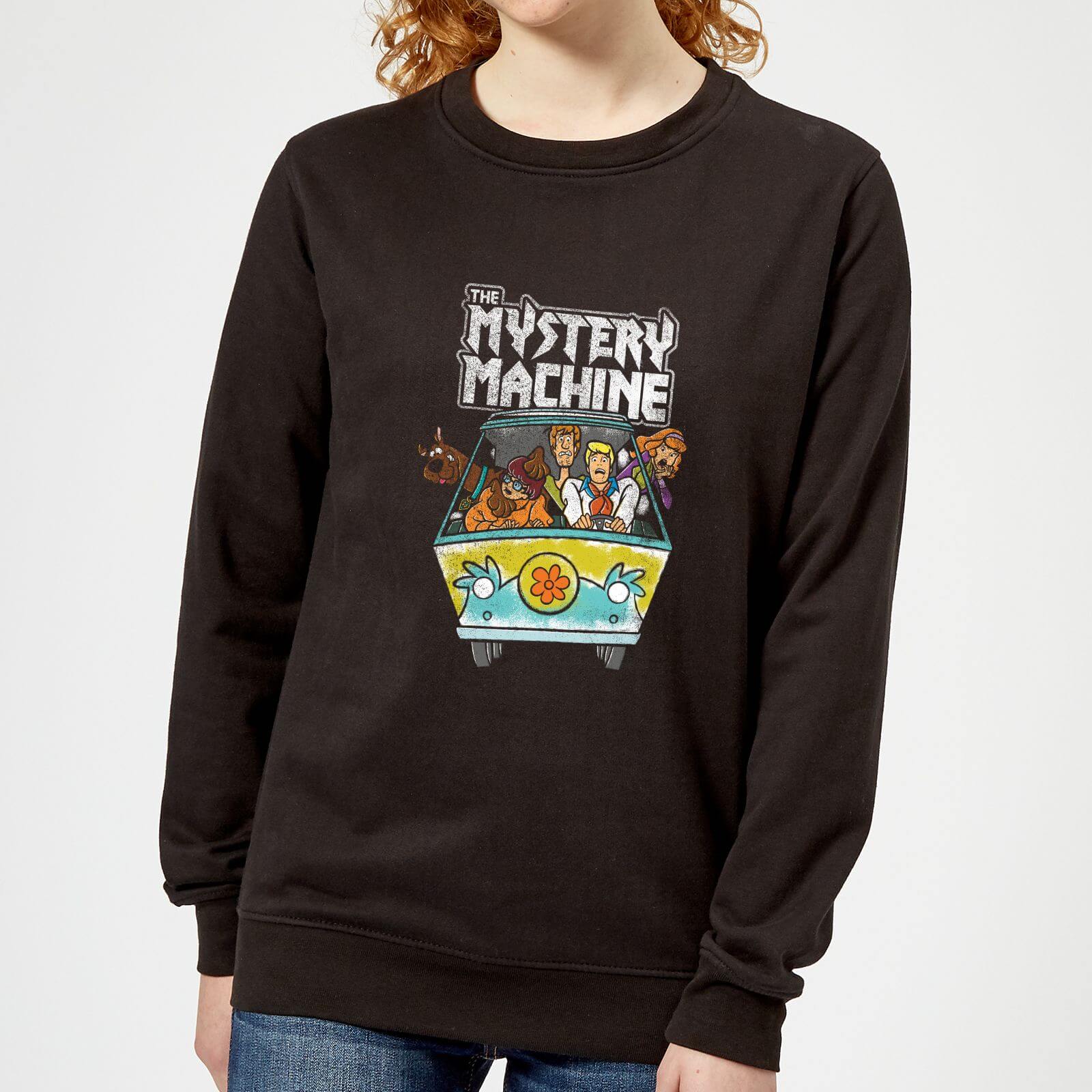 Scooby Doo Mystery Machine Heavy Metal Women's Sweatshirt - Black - XXL - Black