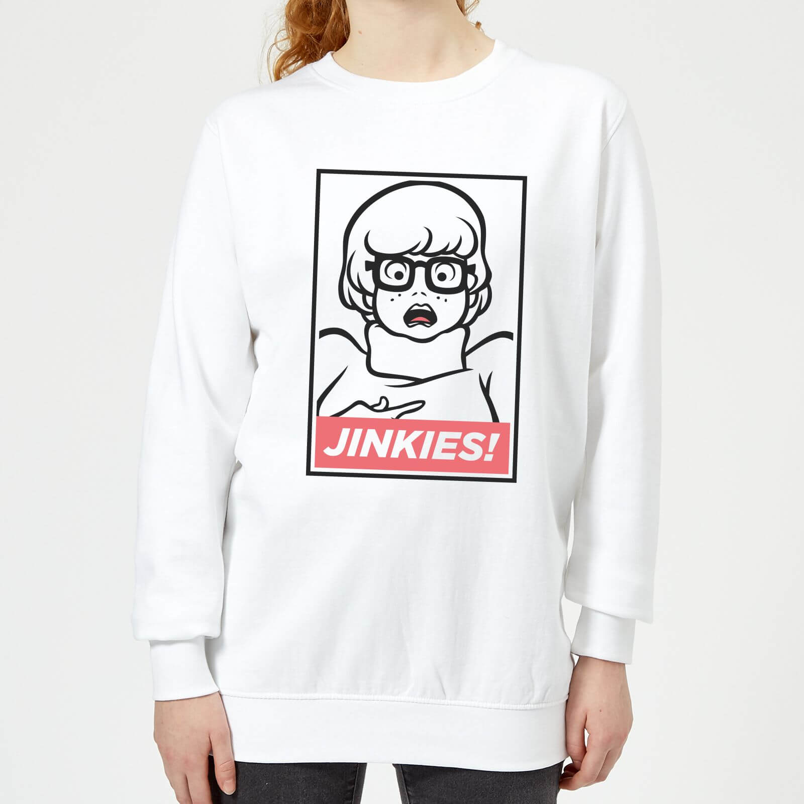 Scooby Doo Jinkies! Women's Sweatshirt - White - L - White