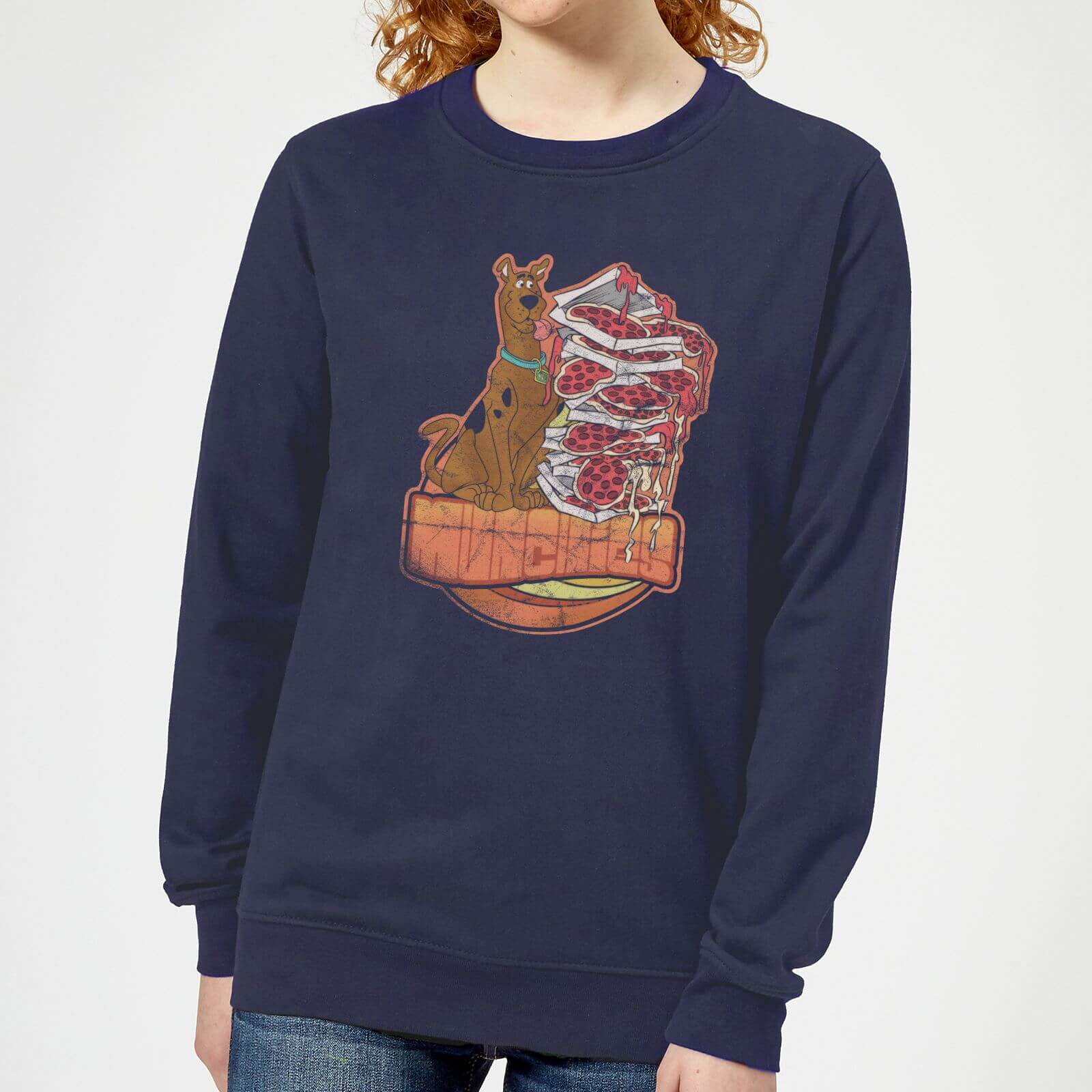 Scooby Doo Munchies Women's Sweatshirt - Navy - XS - Navy