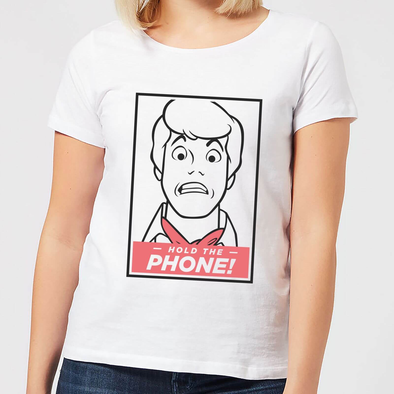

Scooby Doo Hold The Phone Women's T-Shirt - White - XXL - Bianco