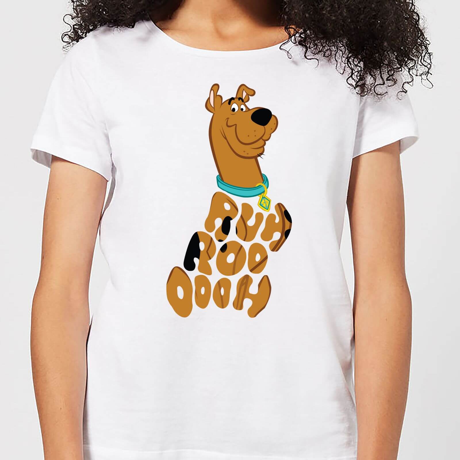 Scooby Doo RUHROOOOOH Women’s T-Shirt – White – S