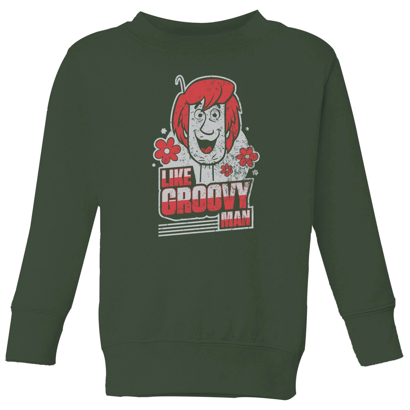 

Scooby Doo Like, Groovy Man Kids' Sweatshirt - Forest Green - 11-12 Anni