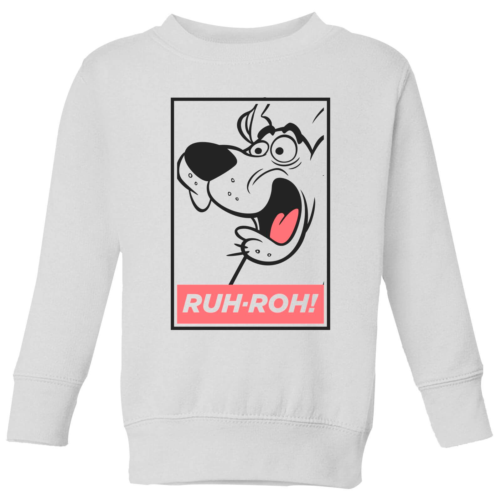 Scooby Doo Ruh-Roh! Kids' Sweatshirt - White - 11-12 Years - White