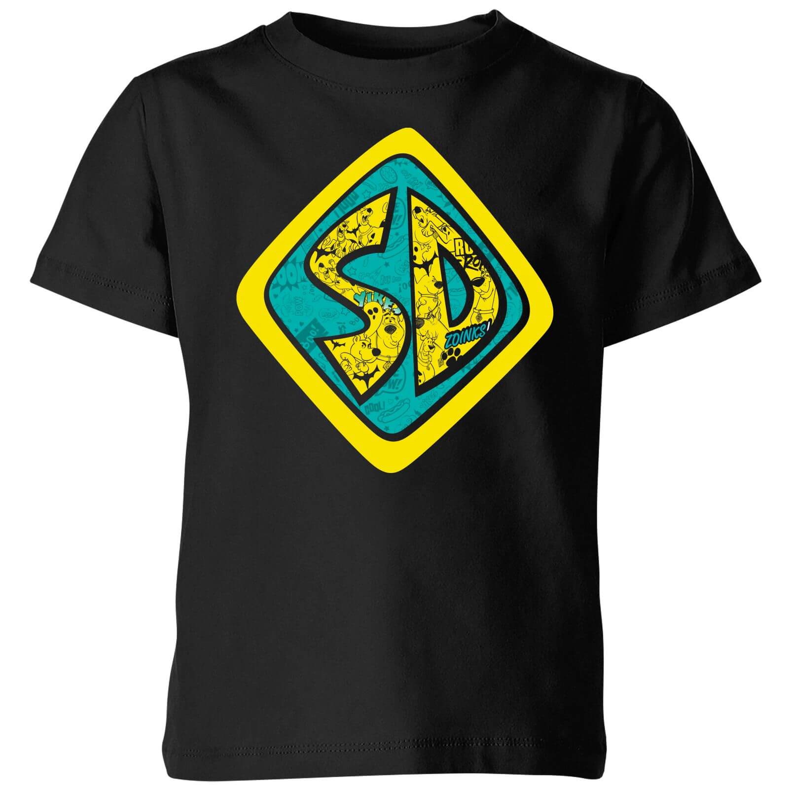 

Scooby Doo Emblem Kids' T-Shirt - Black - 9-10 Anni