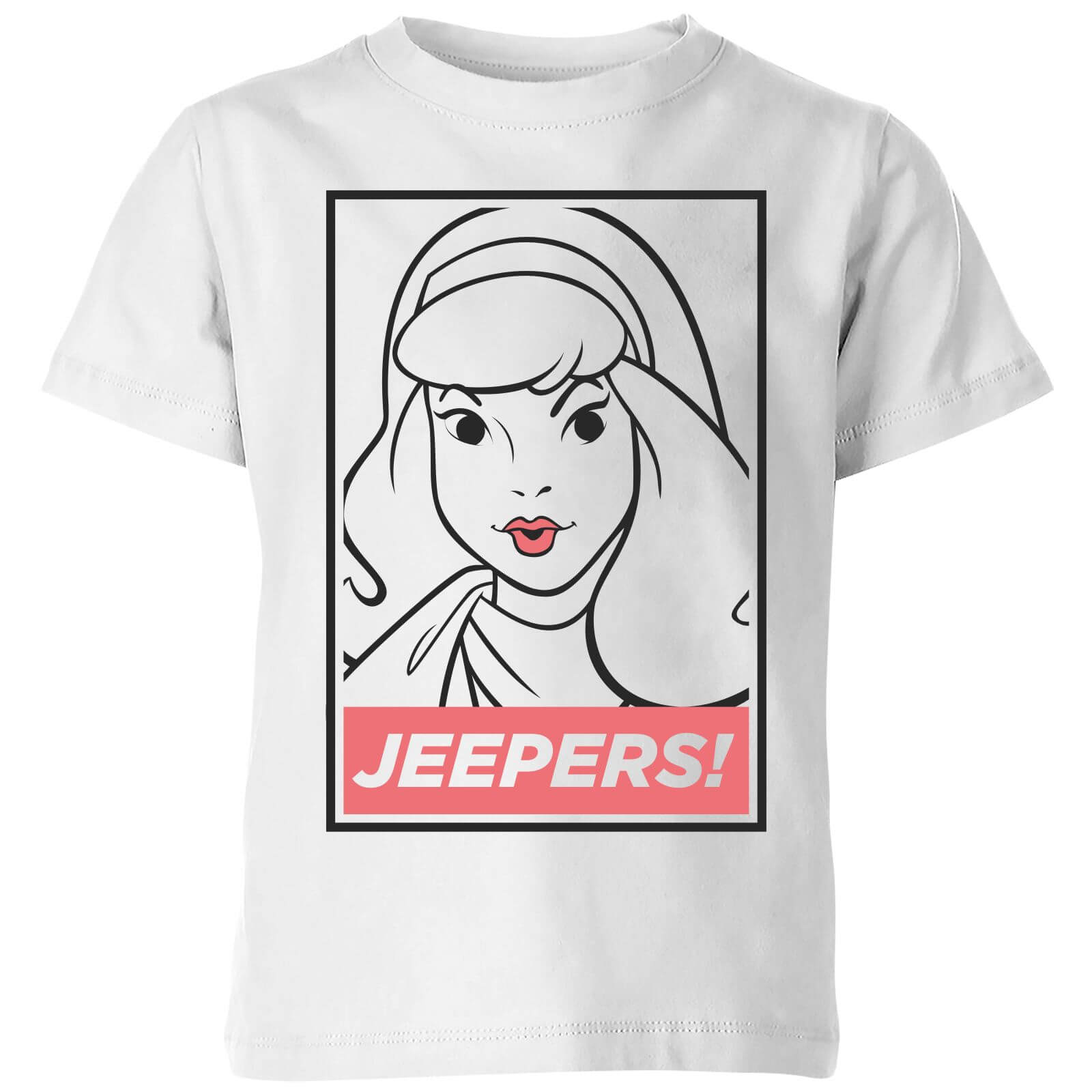 

Scooby Doo Jeepers! Kids' T-Shirt - White - 11-12 Anni - Bianco