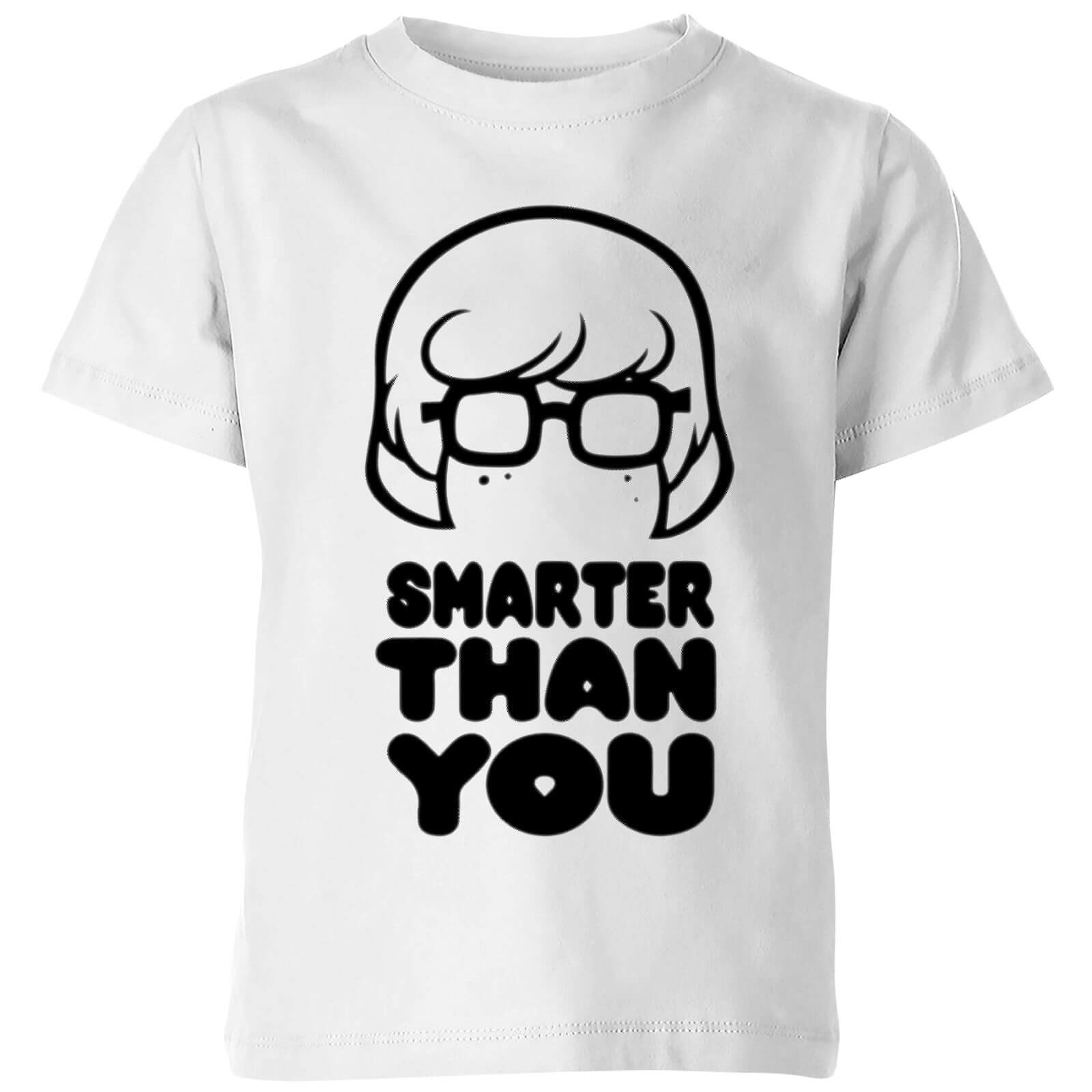 

Scooby Doo Smarter Than You Kids' T-Shirt - White - 3-4 Anni - Bianco