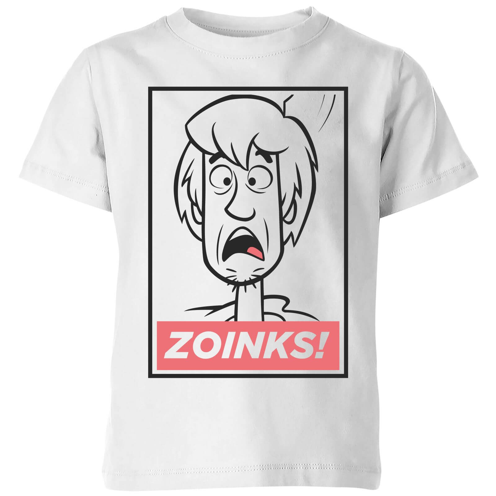 Scooby Doo Zoinks! Kids' T-Shirt - White - 3-4 Years