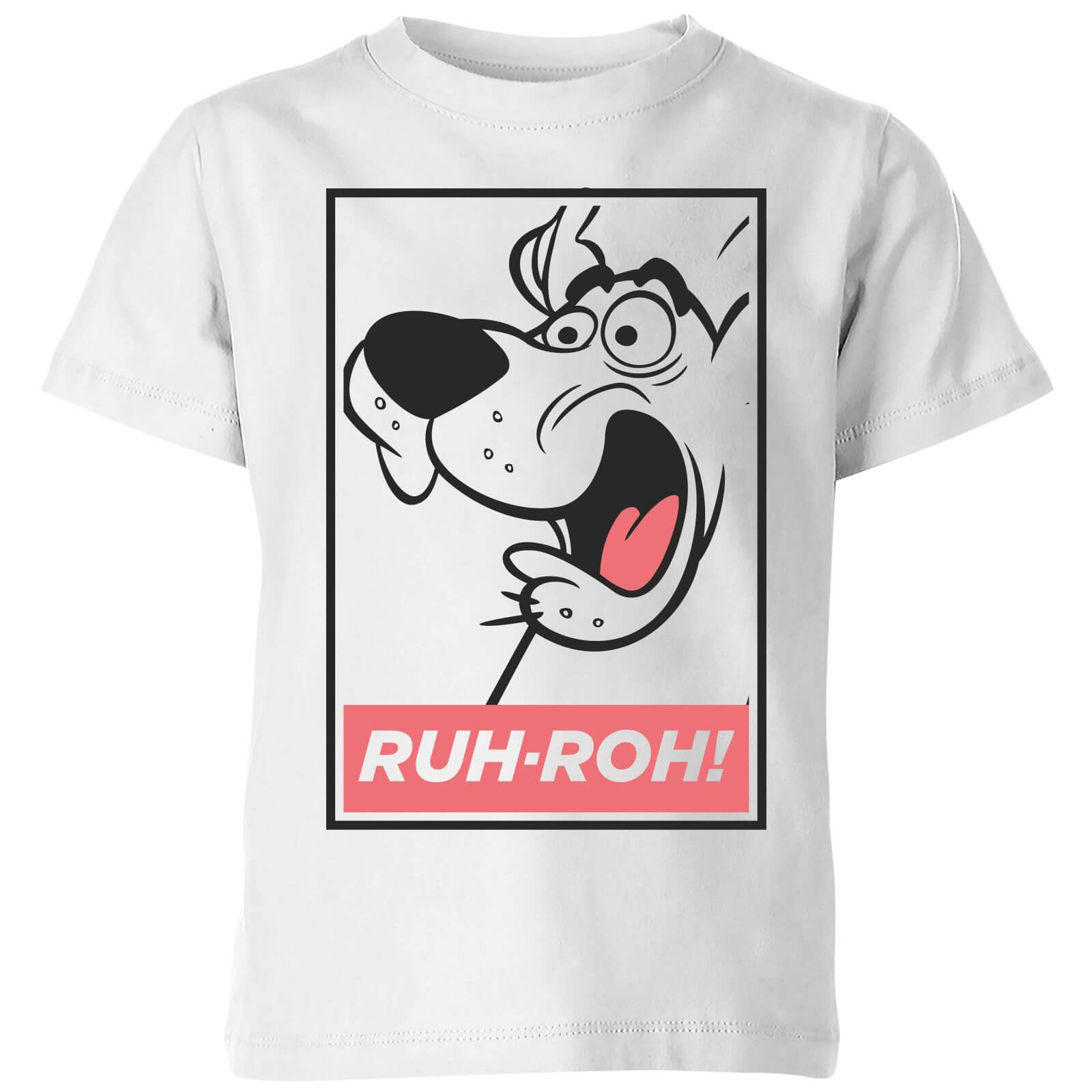 Scooby Doo Ruh-Roh! Kids' T-Shirt - White - 11-12 Years