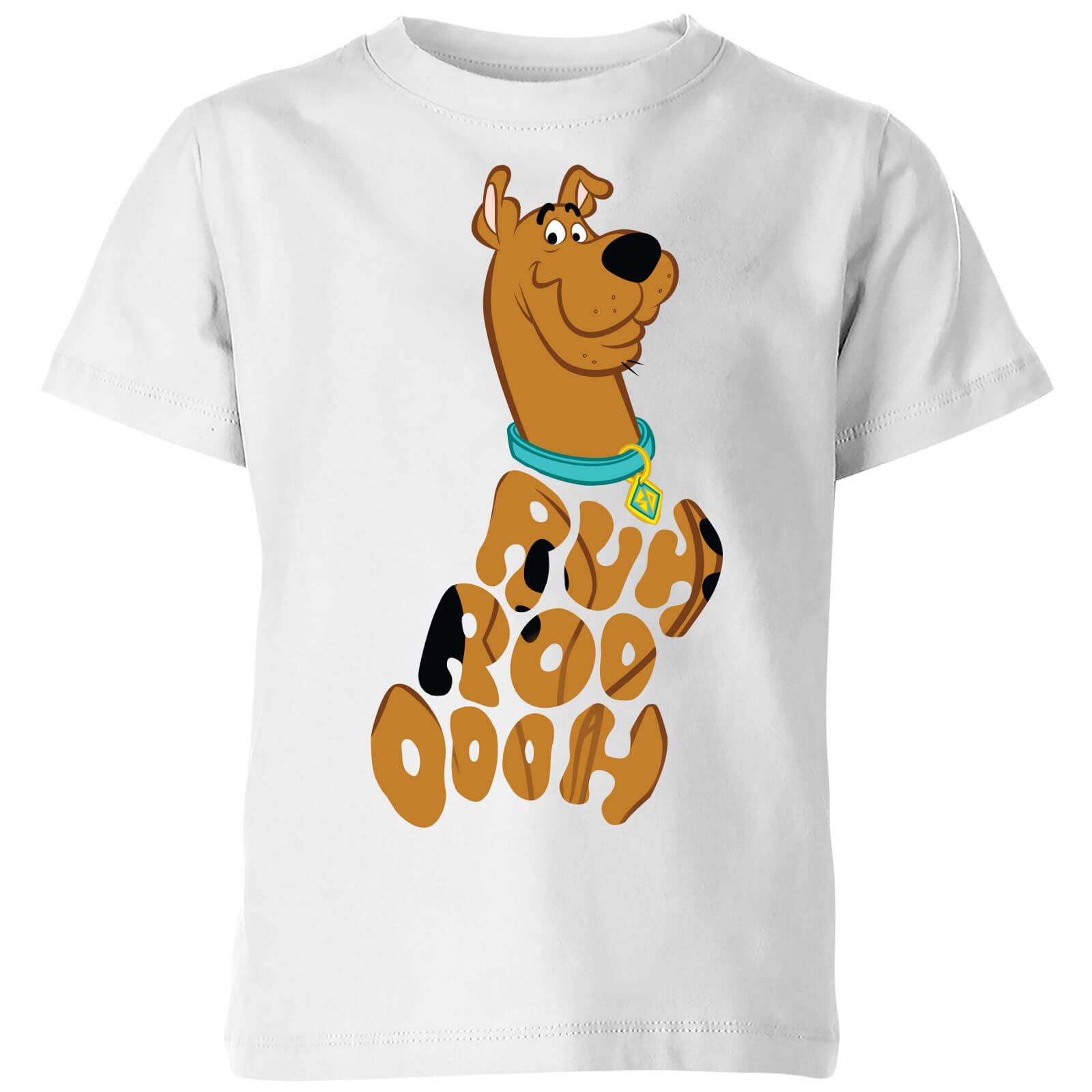 Scooby Doo RUHROOOOOH Kids' T-Shirt - White - 3-4 Years