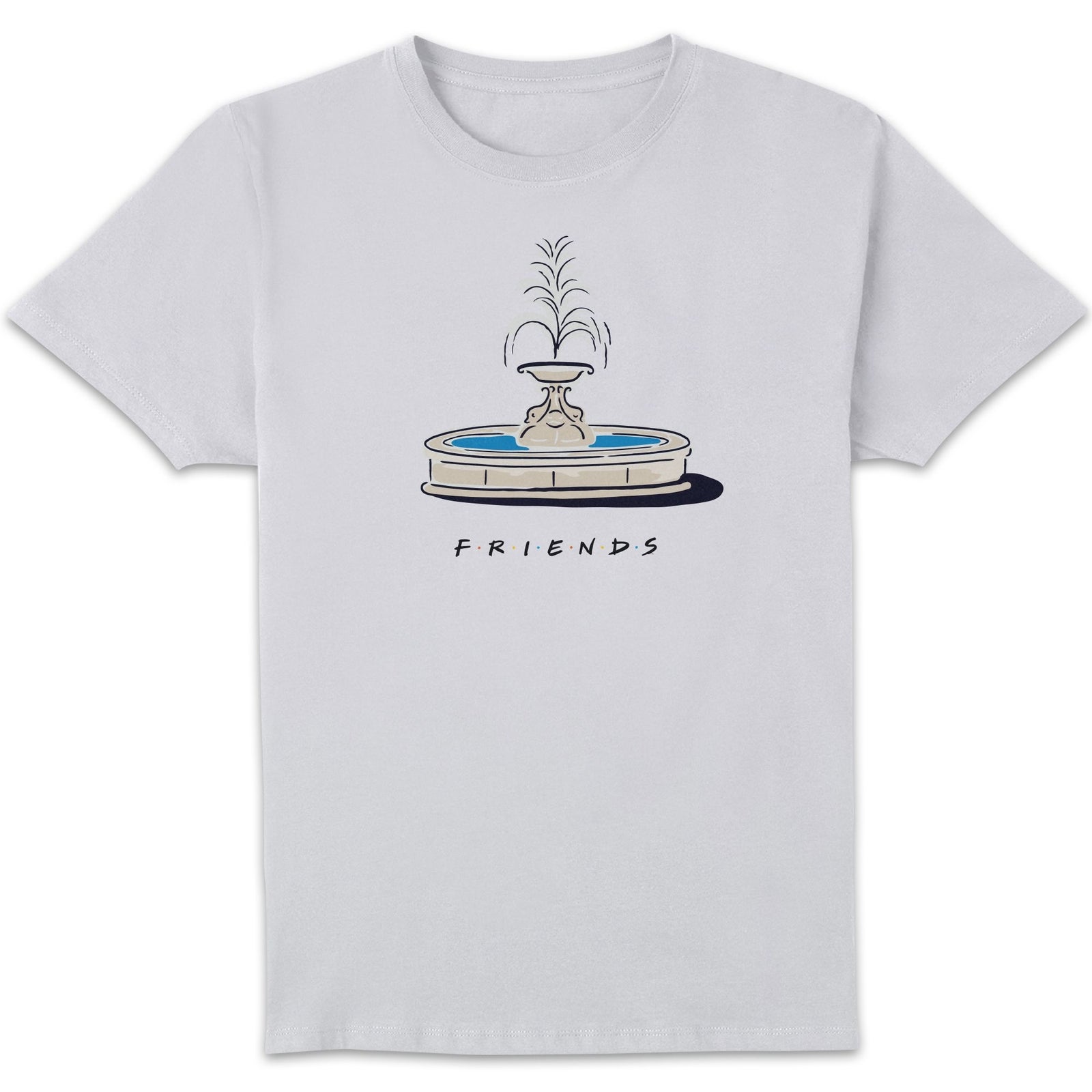 Friends Fountain Homme T-shirt - Blanc