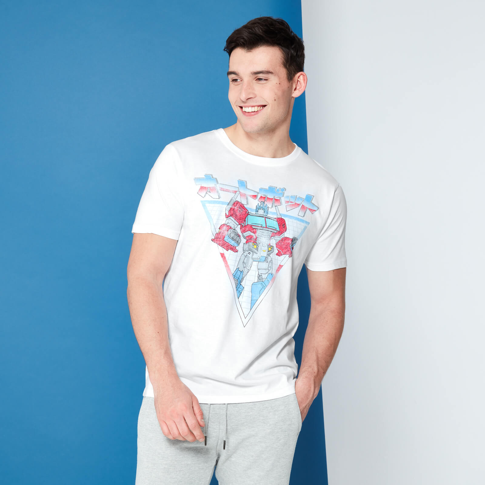 

Transformers Optimus Prime Rétro Japonais T-Shirt - Blanc - XXL