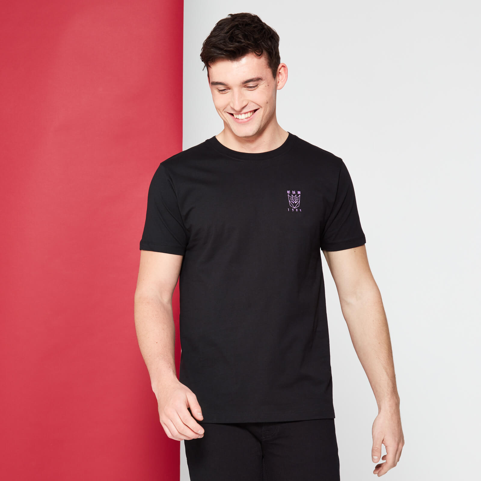 Transformers Decepticon Embroidered Emblem T-Shirt - Schwarz - XL