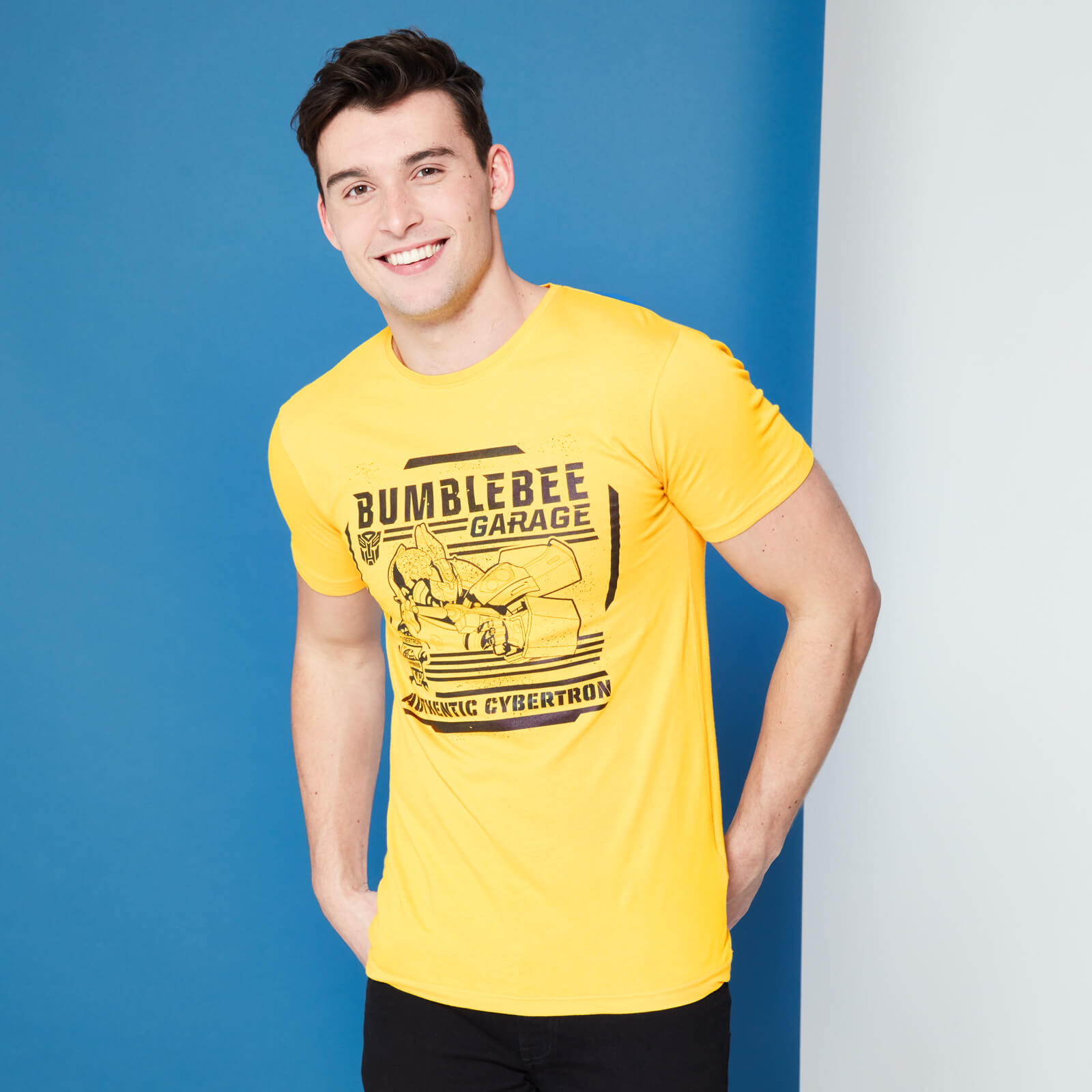 Transformers Bumblebee Garage T-Shirt - Yellow - S - Yellow