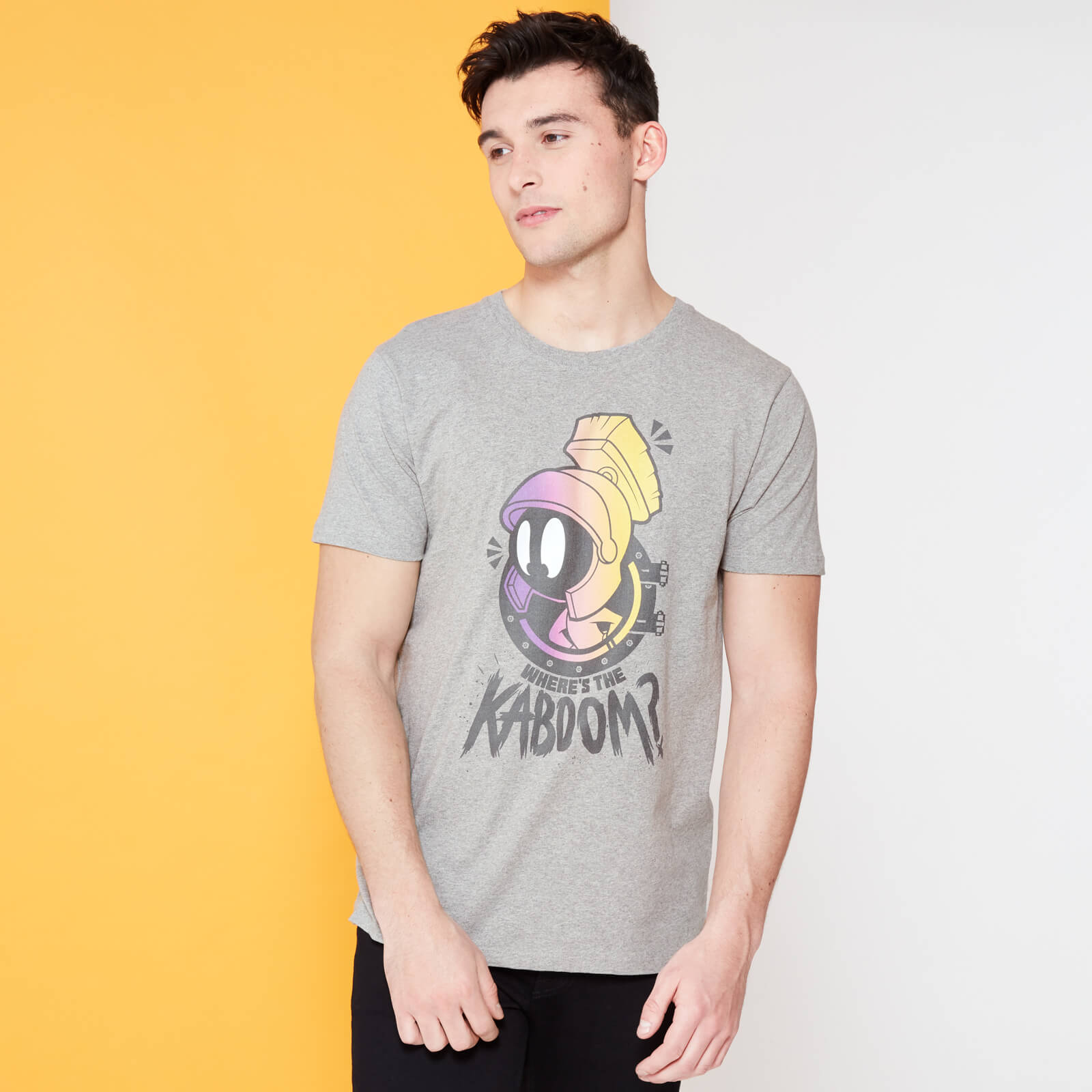 Looney Tunes Kaboom! Marvin le Martien T-Shirt - Gris - M - Gris