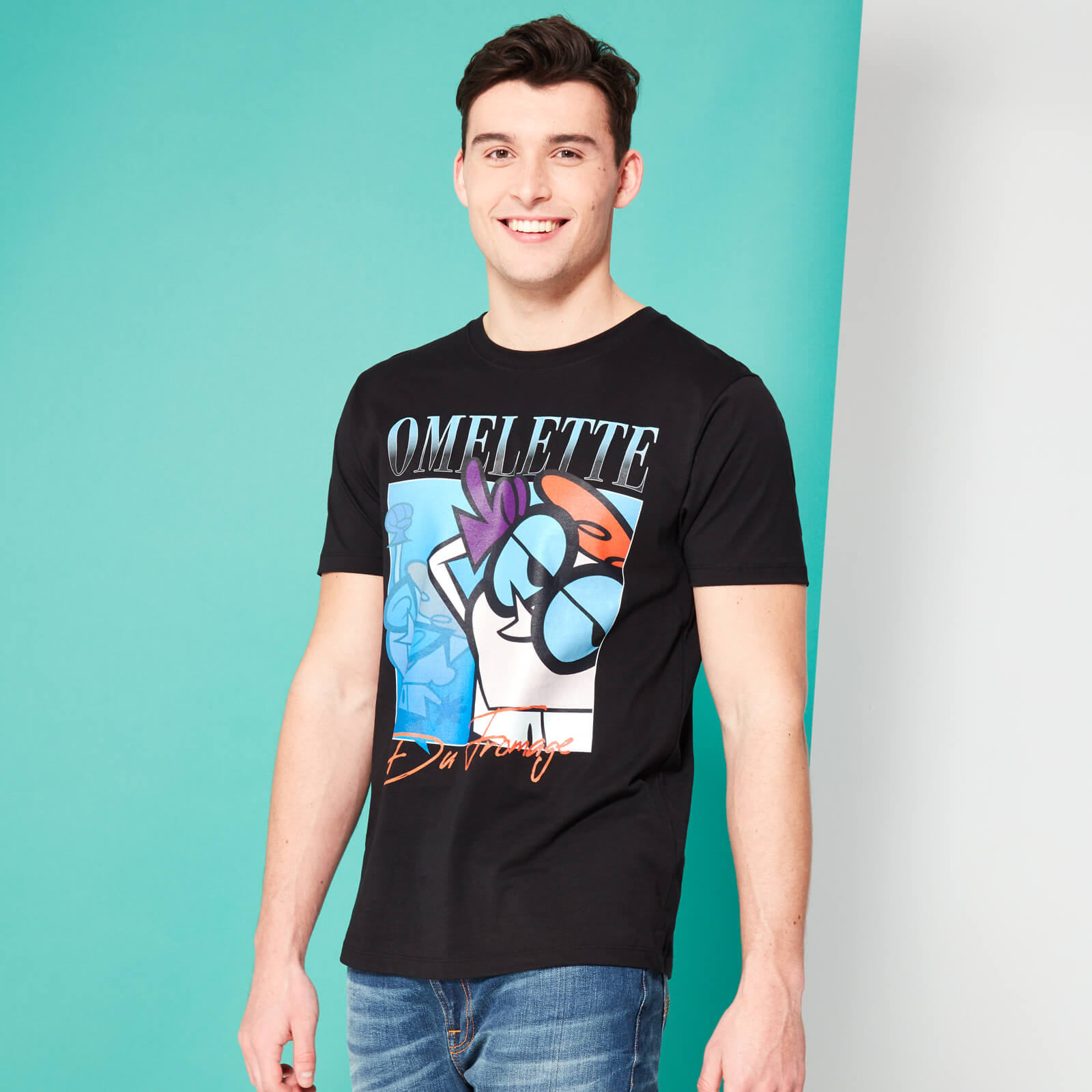 Cartoon Network Spin-Off Dexter%27s Laboratory 90s Photoshoot t-shirt - Zwart - L