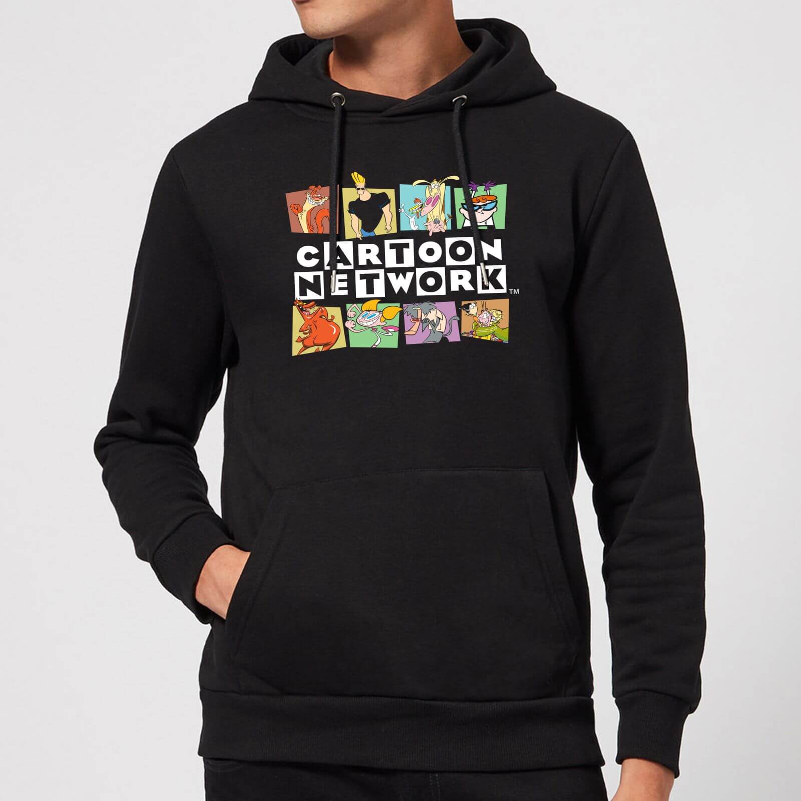 Cartoon Network Logo Characters Hoodie - Black - L