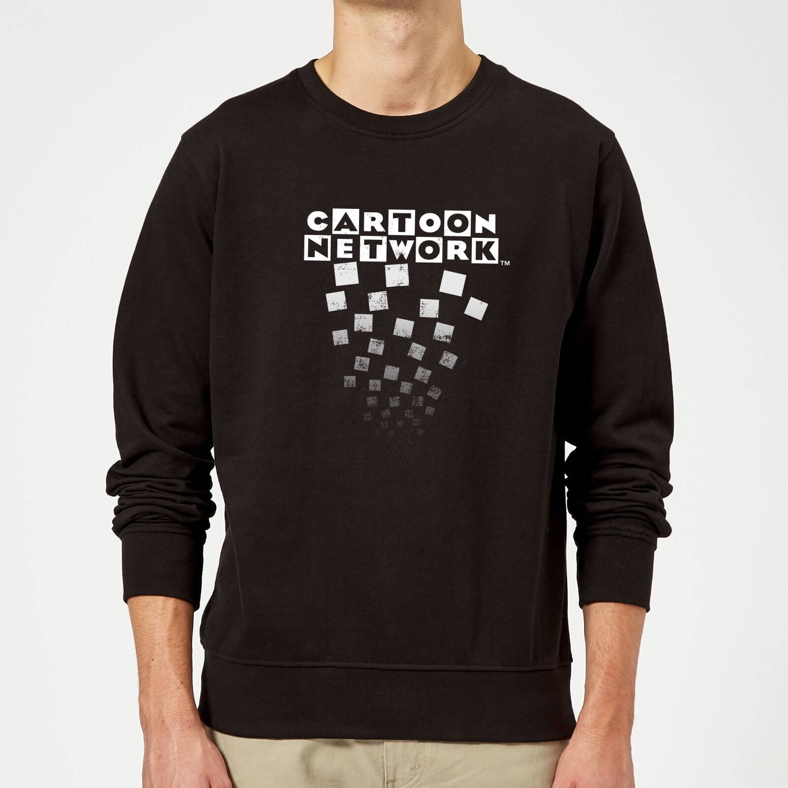 Cartoon Network Logo Fade Sweatshirt - Black - S - Black