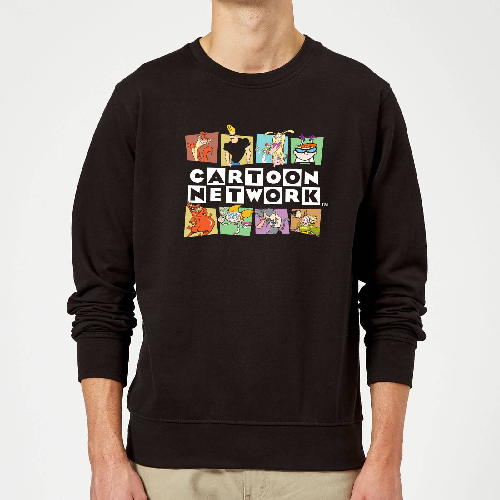 Cartoon Network Logo Characters Sweatshirt - Black - XXL