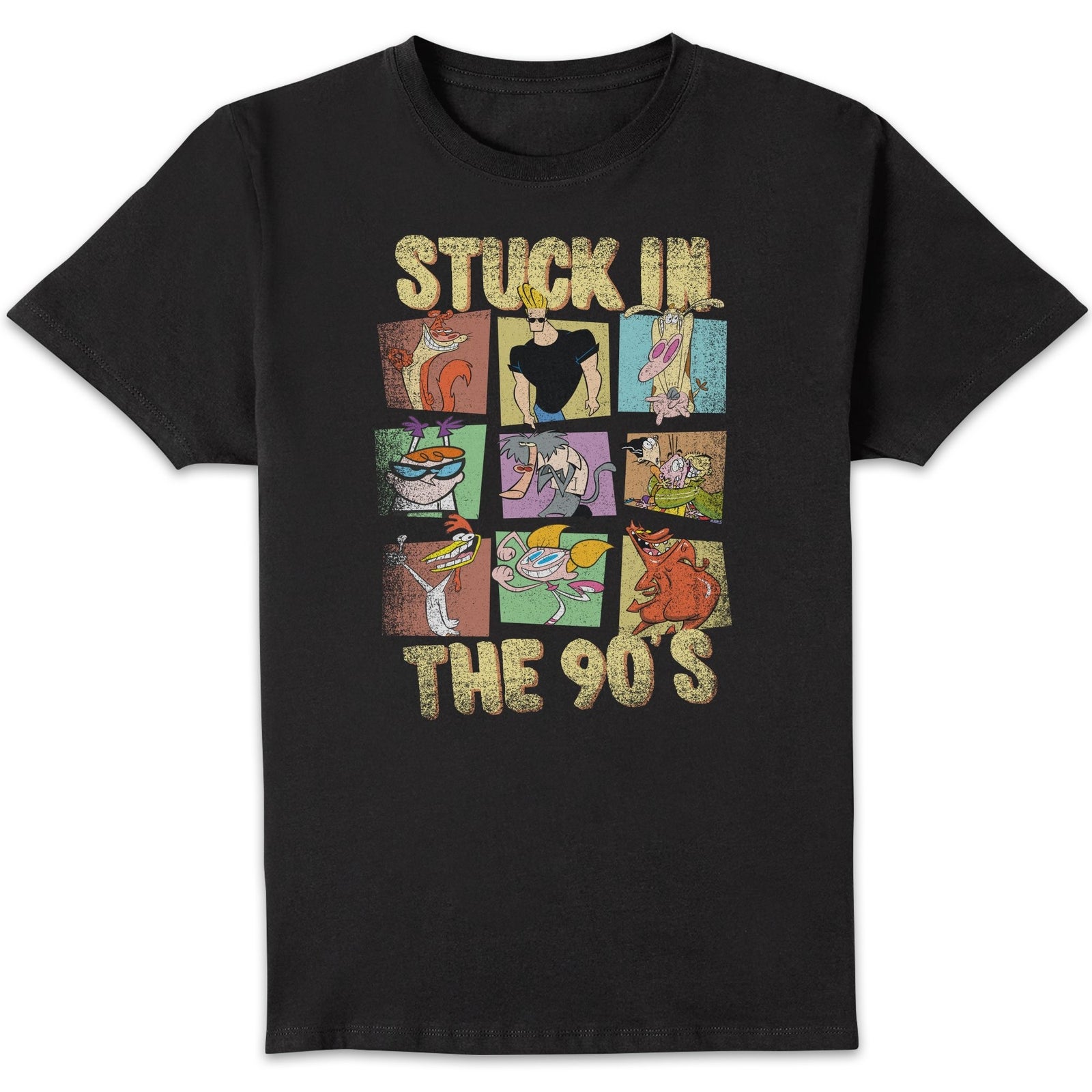 Cartoon Network Stuck In The 90s Men's T-Shirt - Black - M