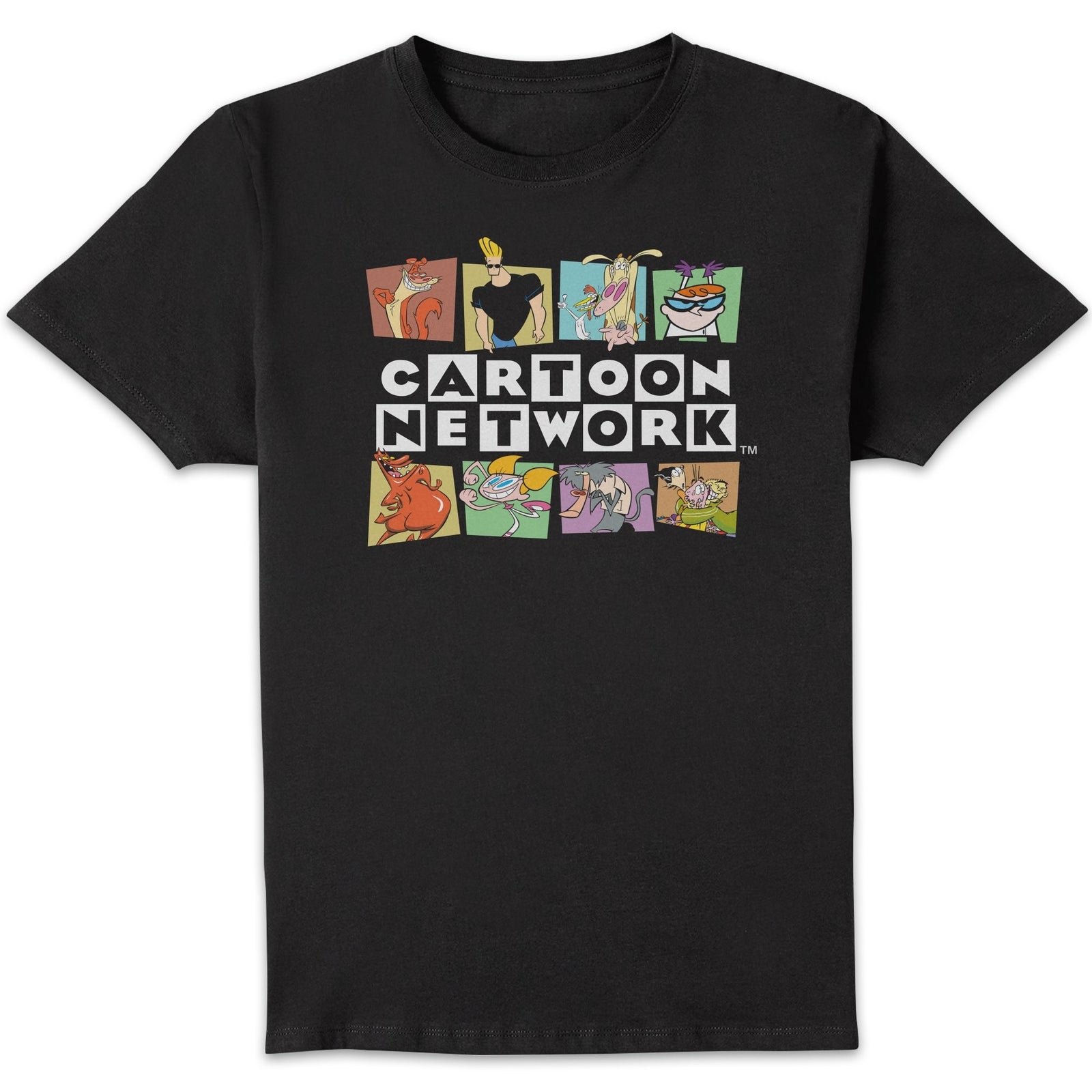 Cartoon Network Logo Characters Men's T-Shirt - Black - S