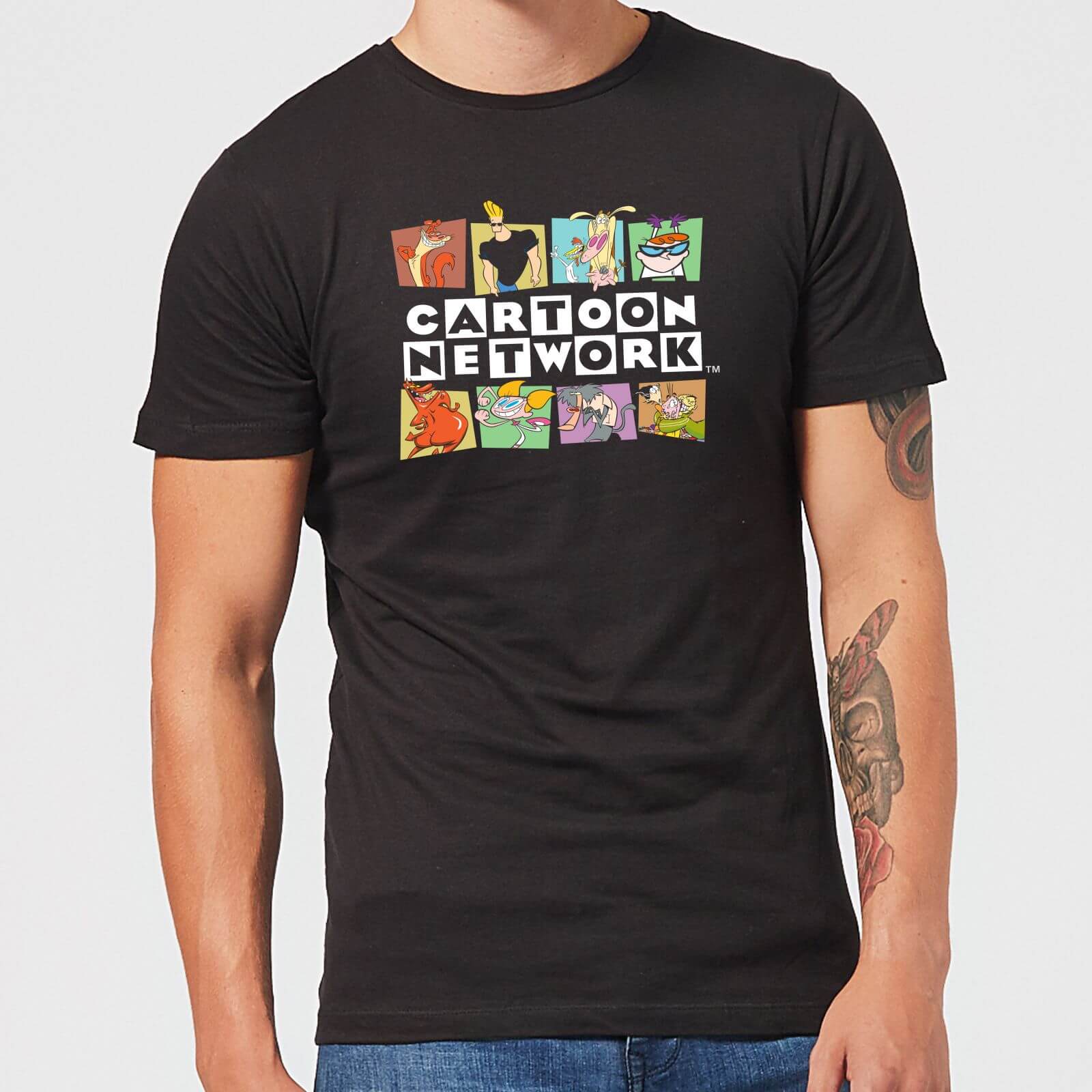

Cartoon Network Logo Characters Men's T-Shirt - Black - XXL