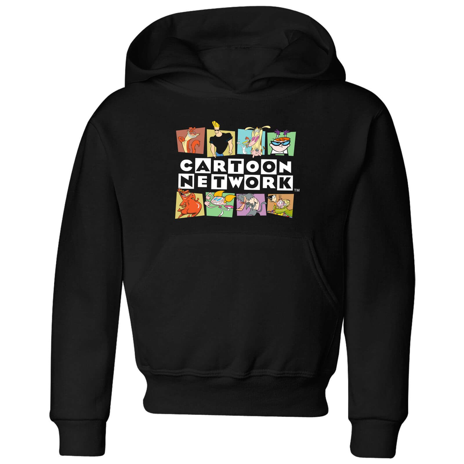

Cartoon Network Logo Characters Kids' Hoodie - Black - 3-4 Anni