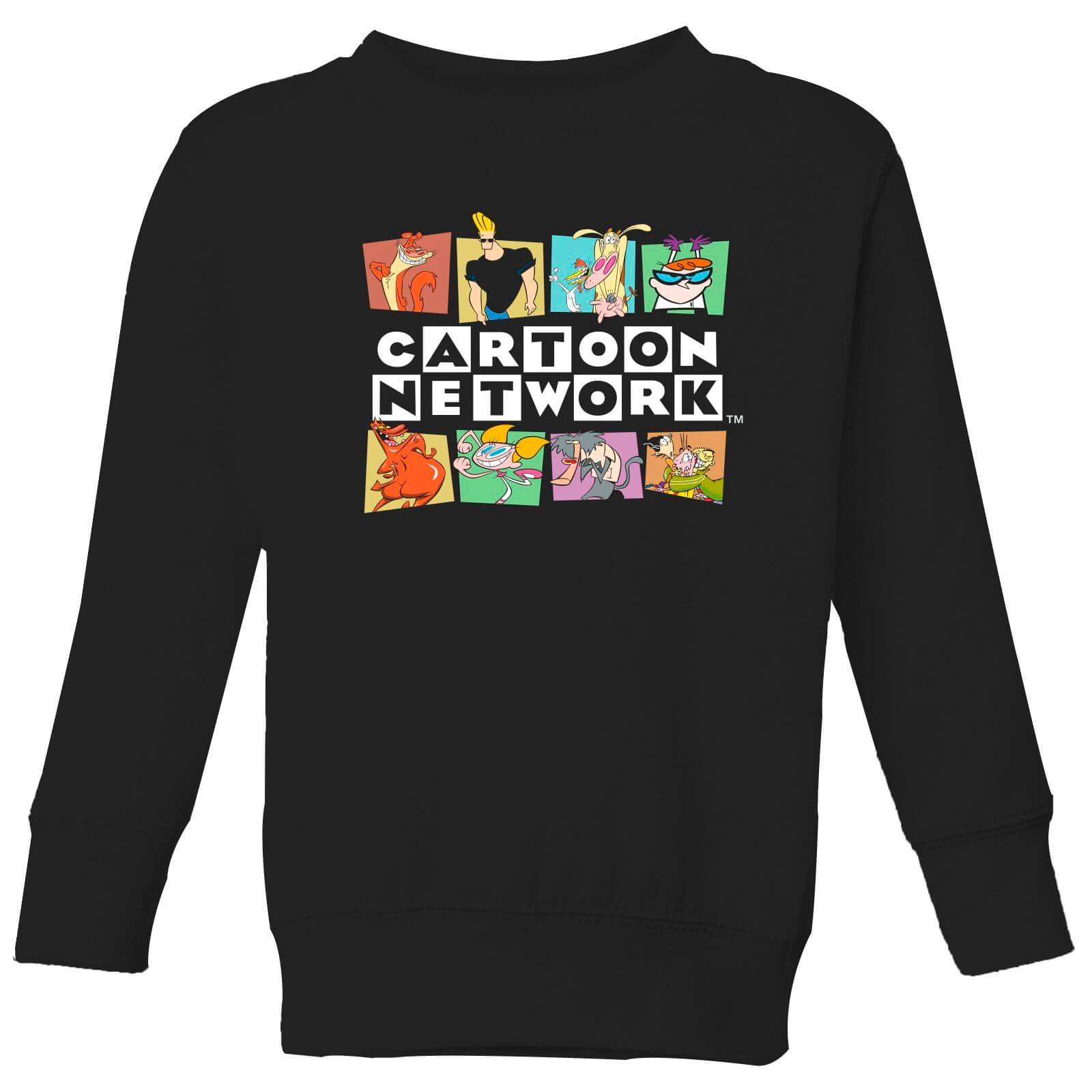 Cartoon Network Logo Characters Kids' Sweatshirt - Black - 3-4 Years - Black