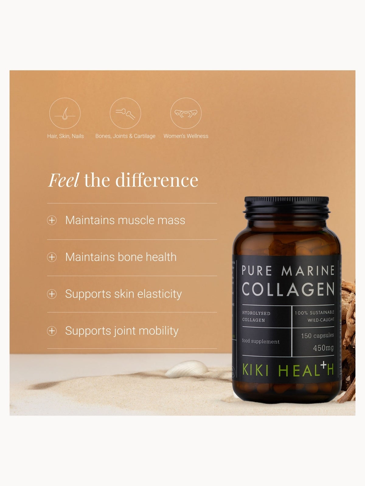 KIKI Health Pure Marine Collagen Vegicaps (150 Vegicaps) 2