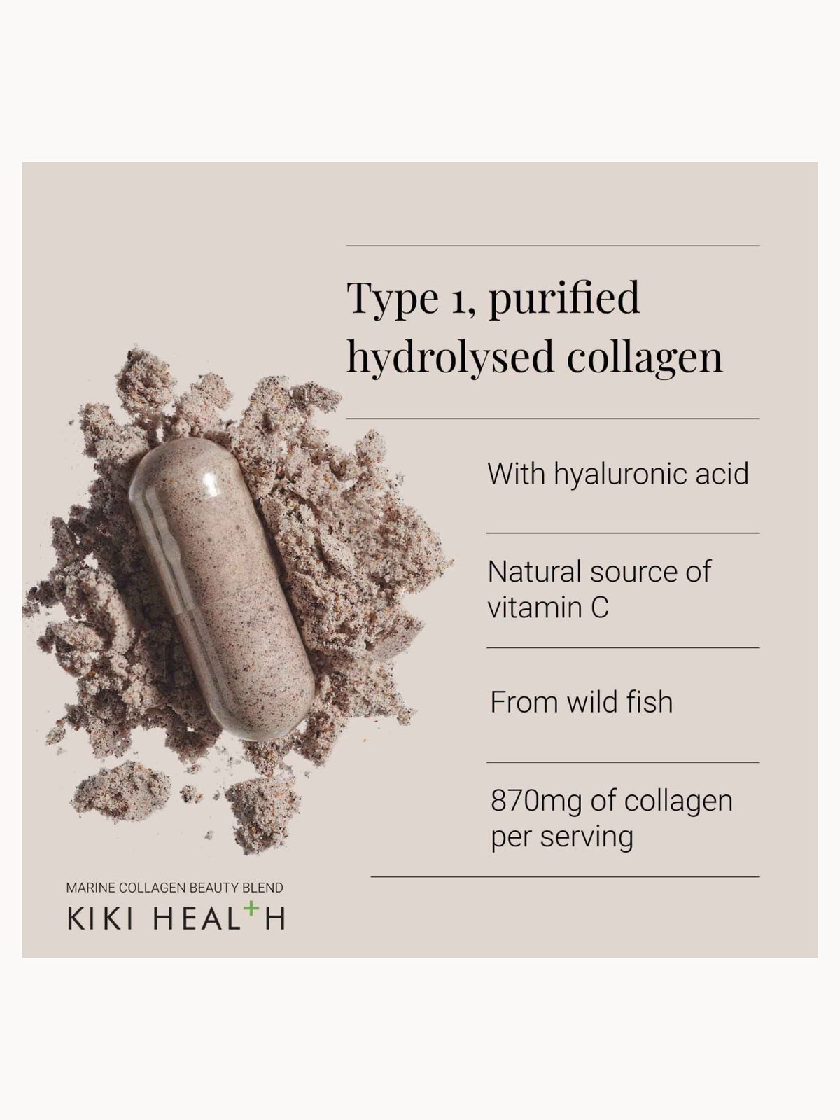 KIKI Health Marine Collagen Beauty Blend Vegicaps (150 Vegicaps) 2