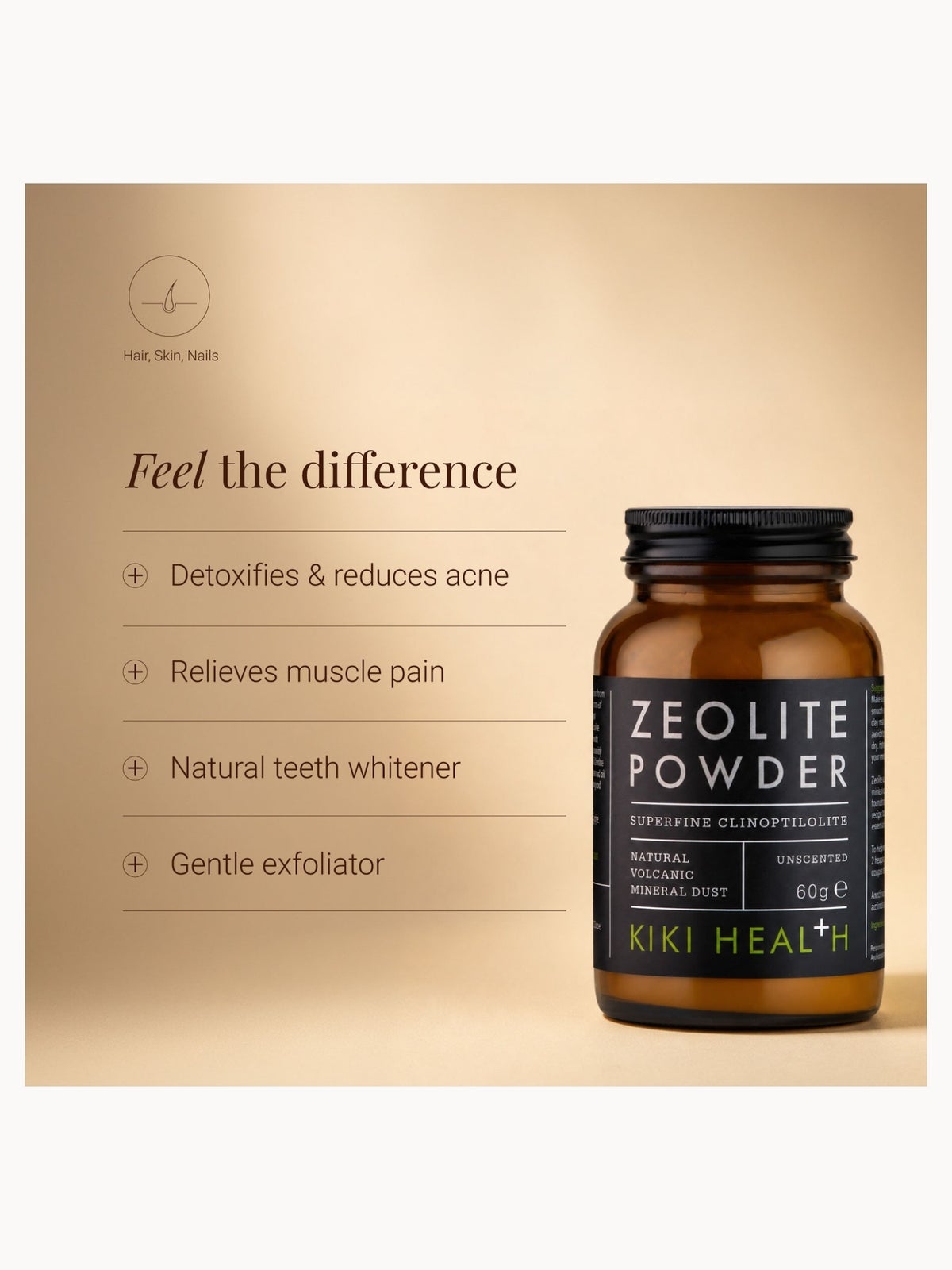 KIKI Health Zeolite Powder 60g, photo 2