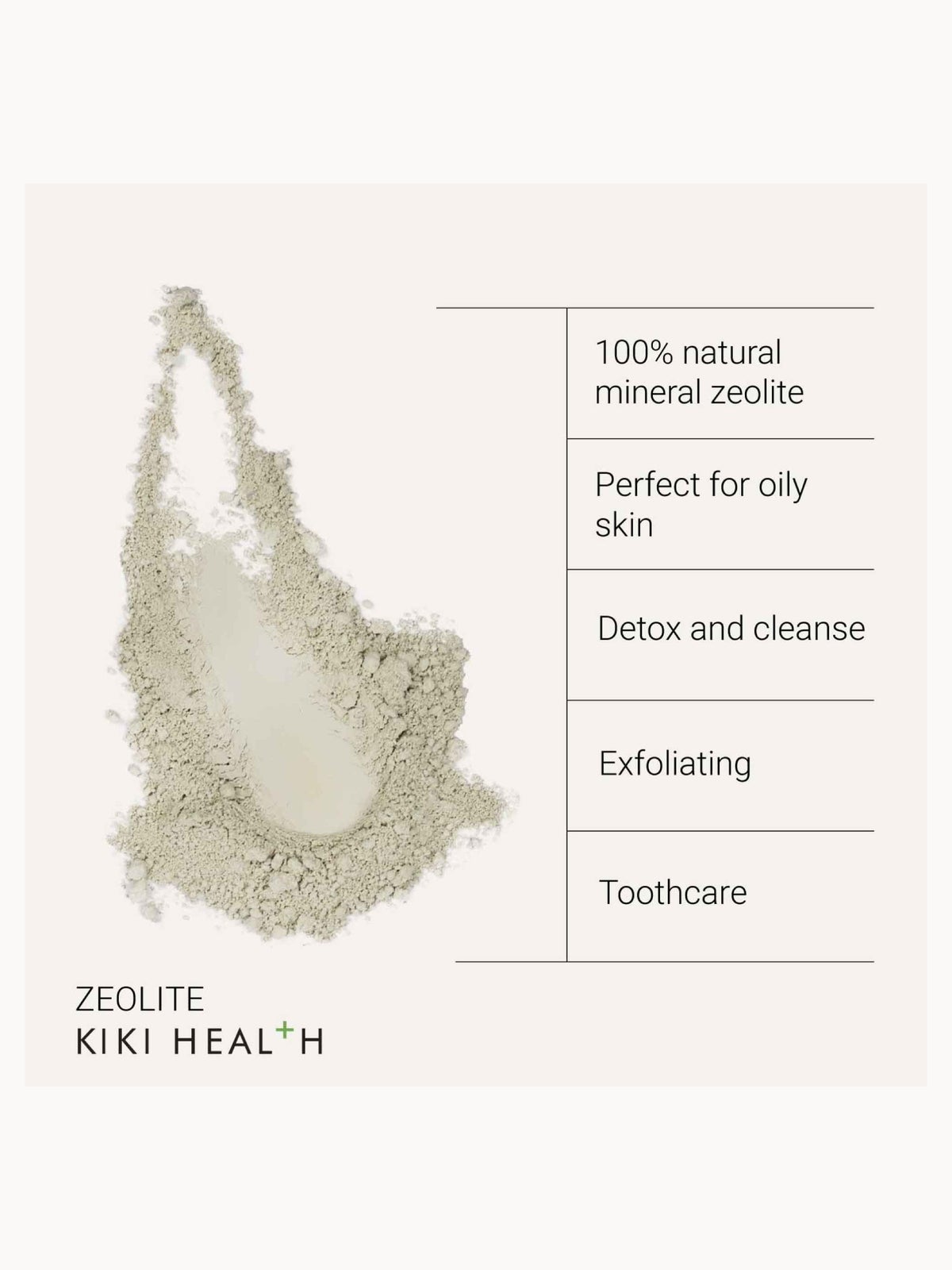 KIKI Health Zeolite Powder 60g 2