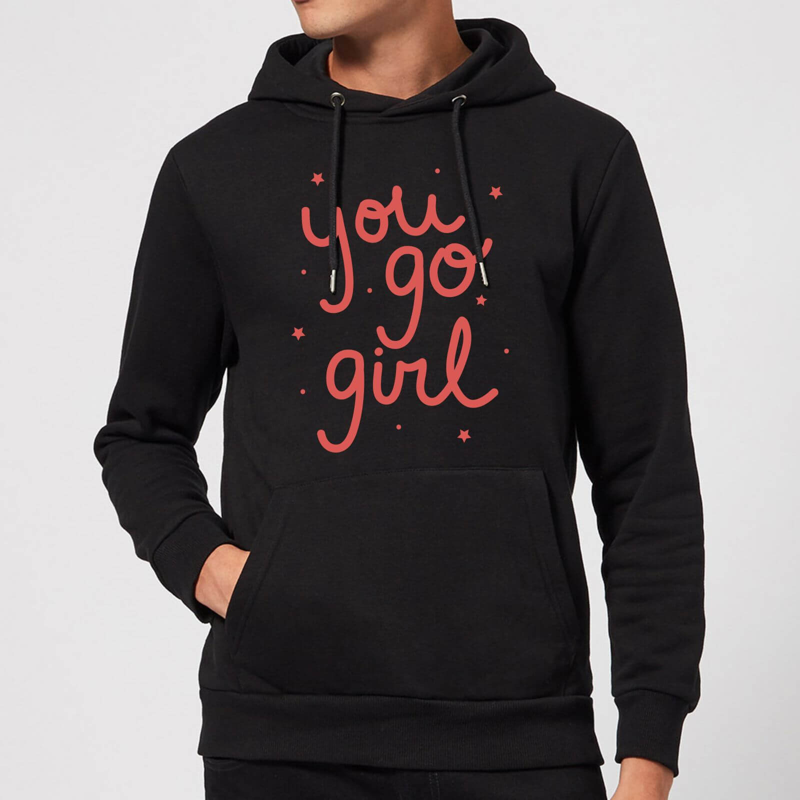 You Go Girl Hoodie - Black - L