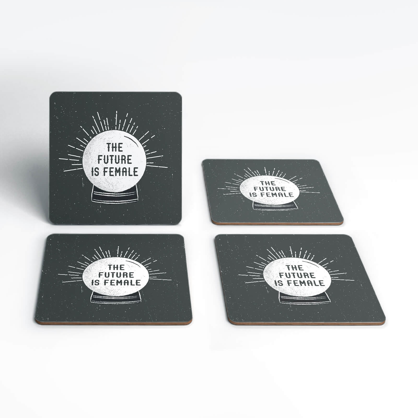 The Future Is Female Coaster Set