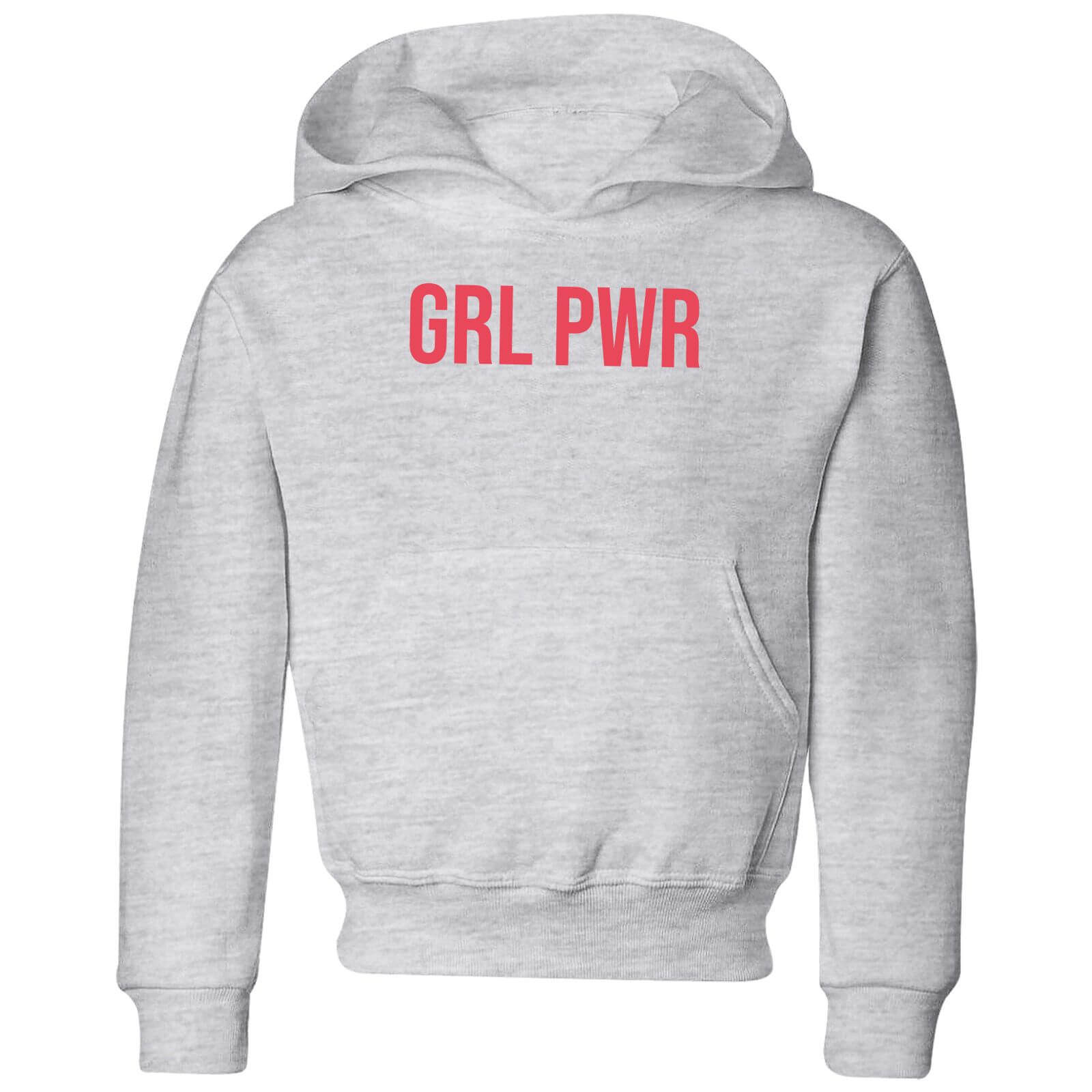 GRL PWR Kids' Hoodie - Grey - 3-4 Years - Grey