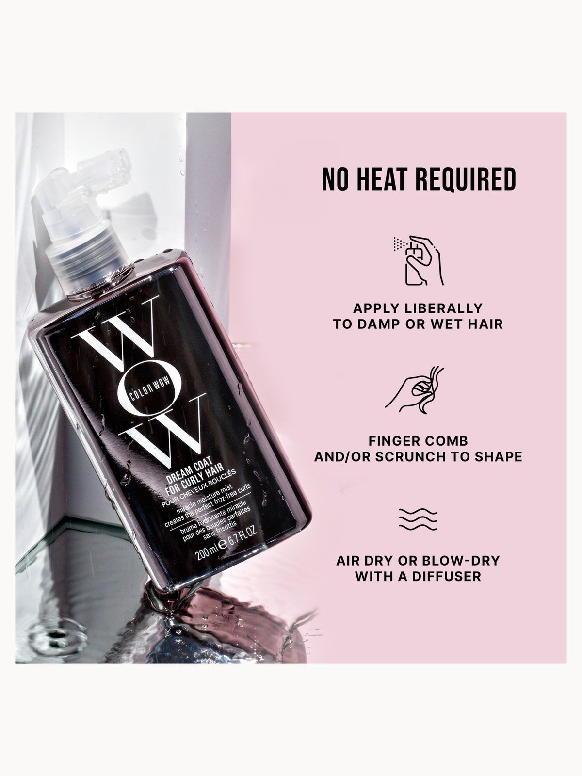 Color Wow Supersize Dream Coat for Curly Hair 500ml 4